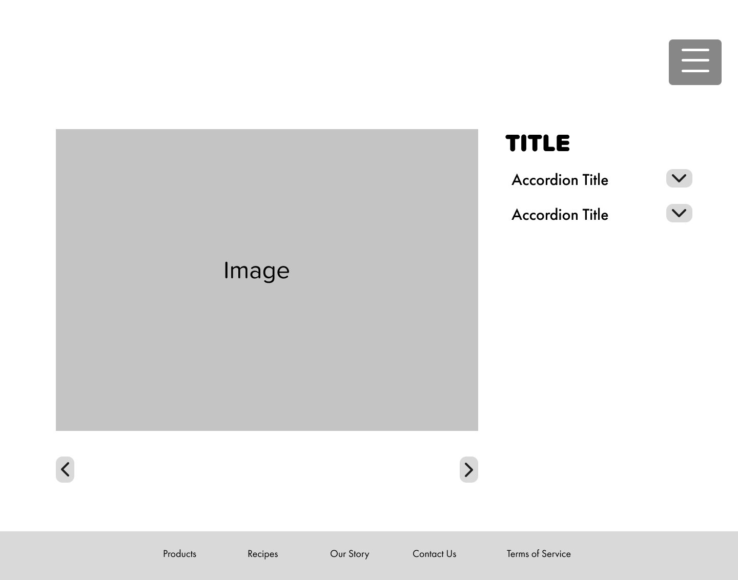 Recipe Landing Page