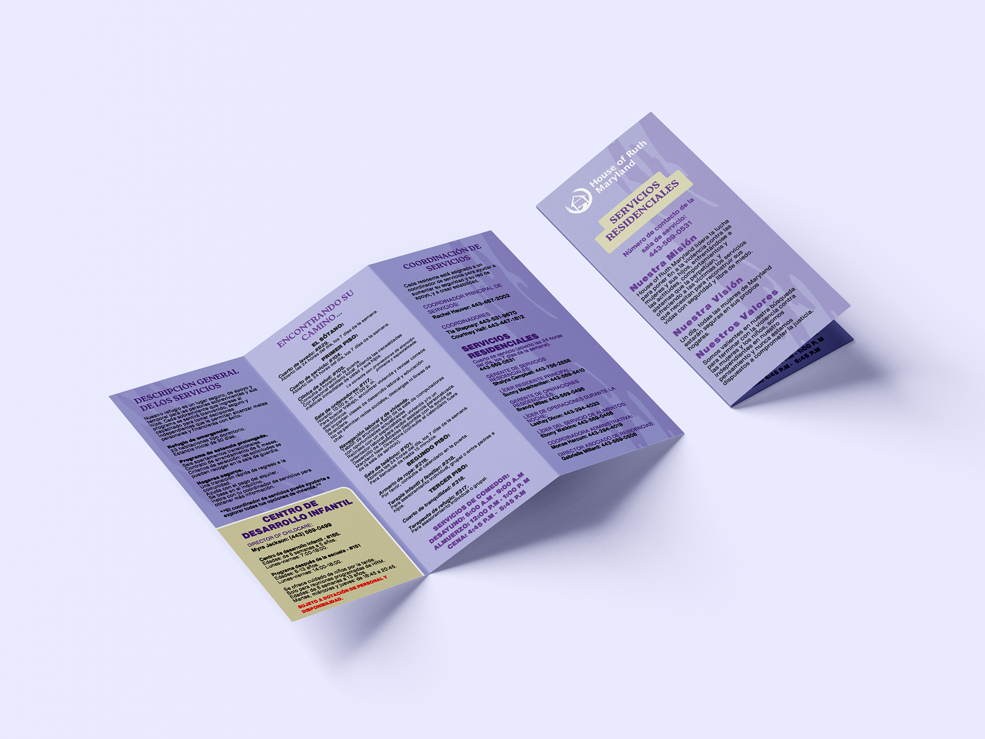 House of Ruth Maryland Residental Brochure - Spanish Edition