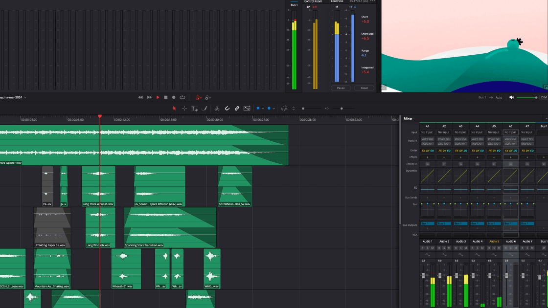 Sound design sur Davinci Resolve