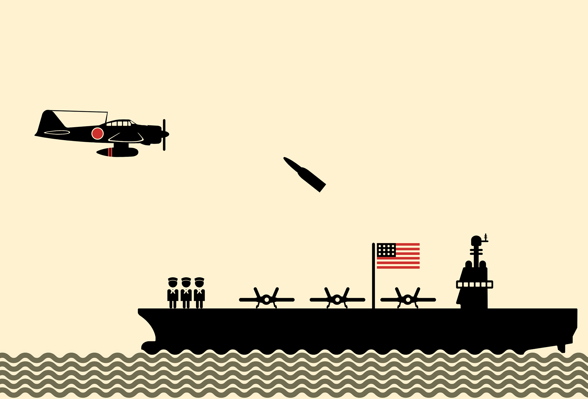 Illustration porte-avion