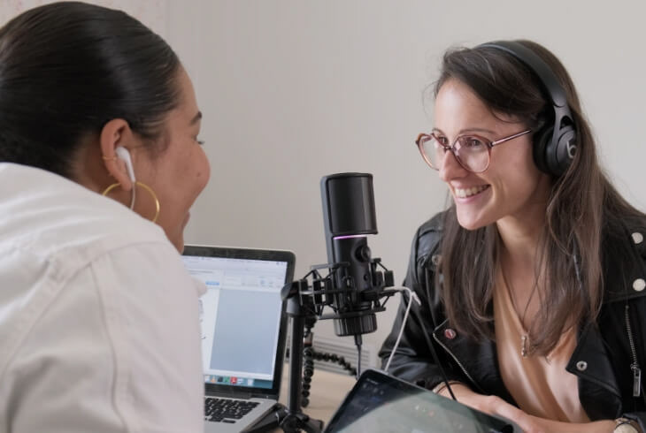 Anaïs et Mailly, podcasteuses