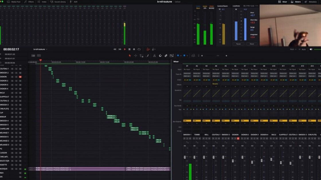 Sound design de la vidéo