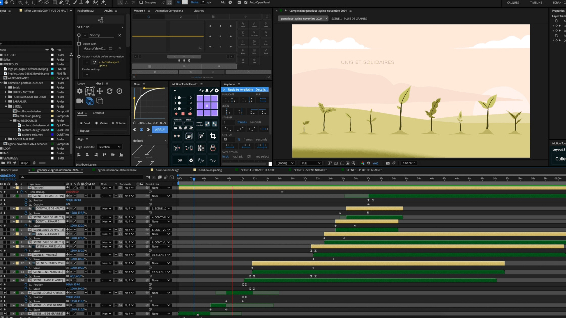 Animation sur After Effects
