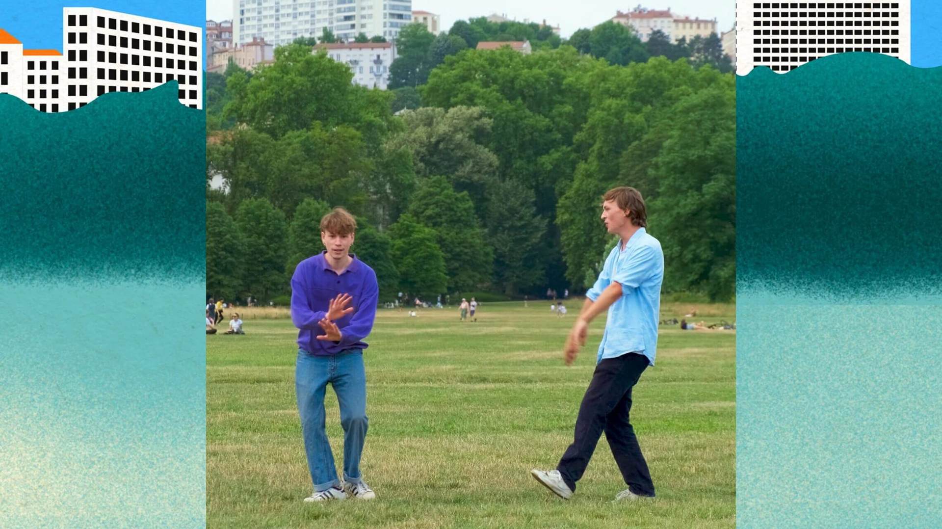 Plan dans le parc
