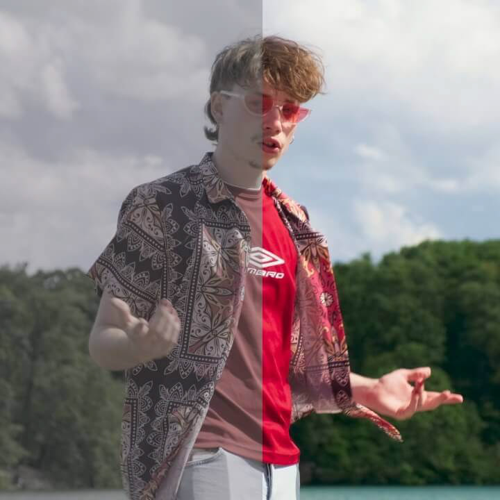 Colorimétrie du clip