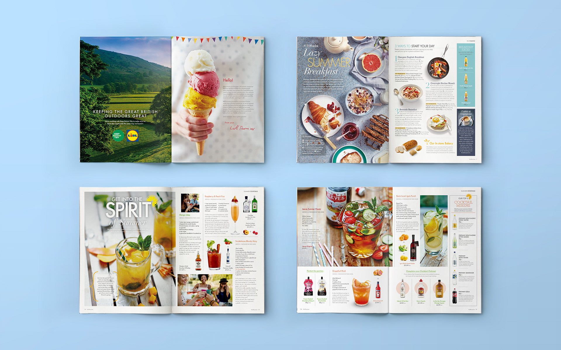 / Art Direction & Graphic Design - Lidl Magazine