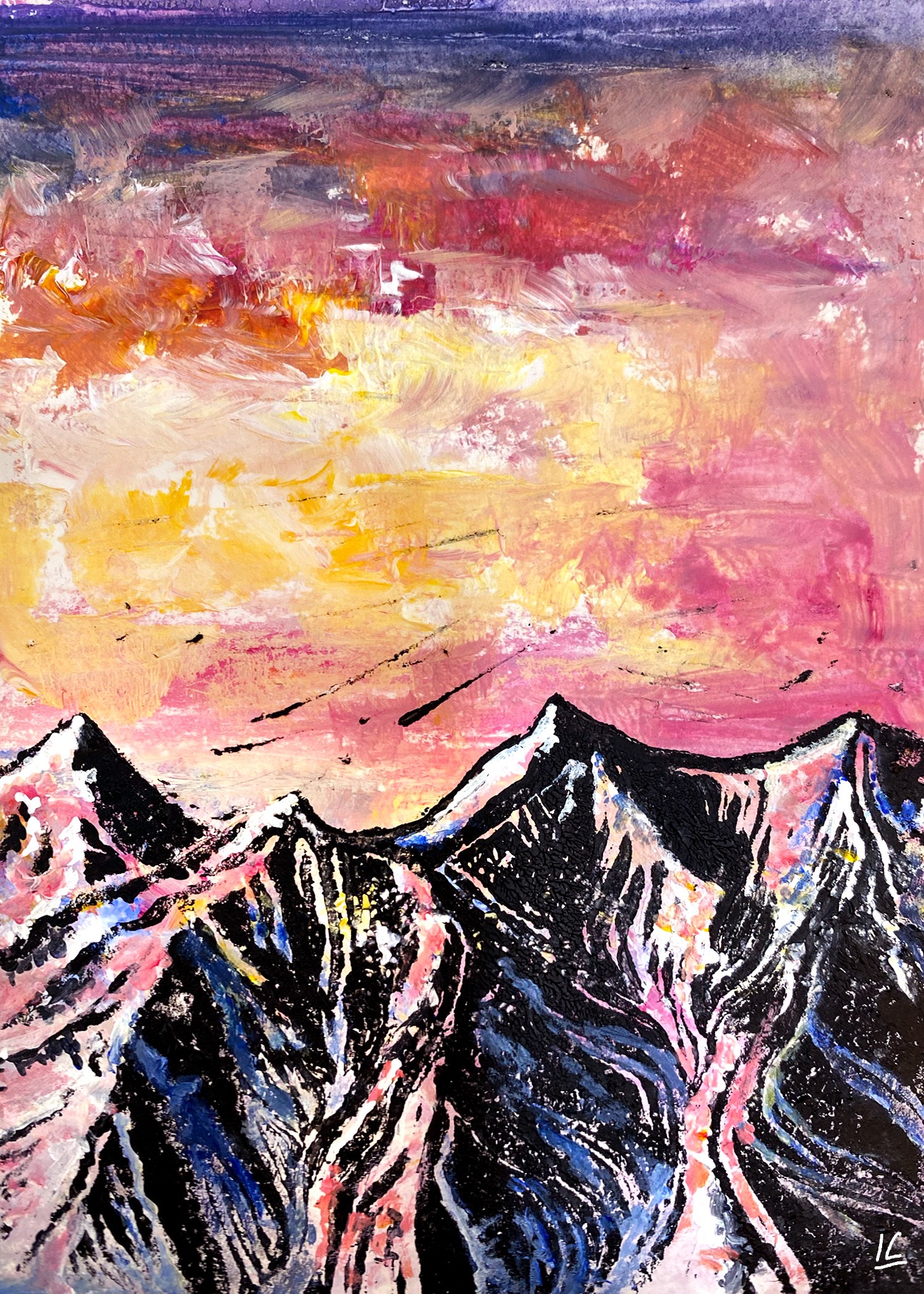 Flowing Mountains, Print 1