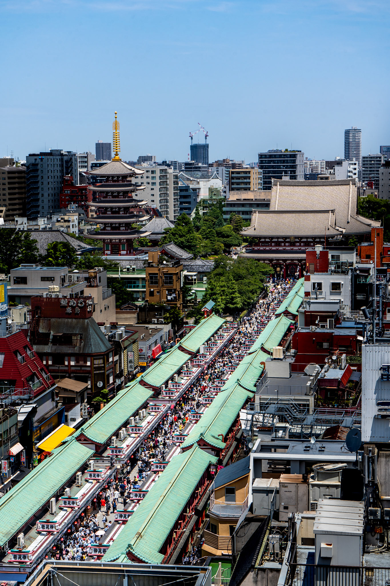 Above Sensō-ji