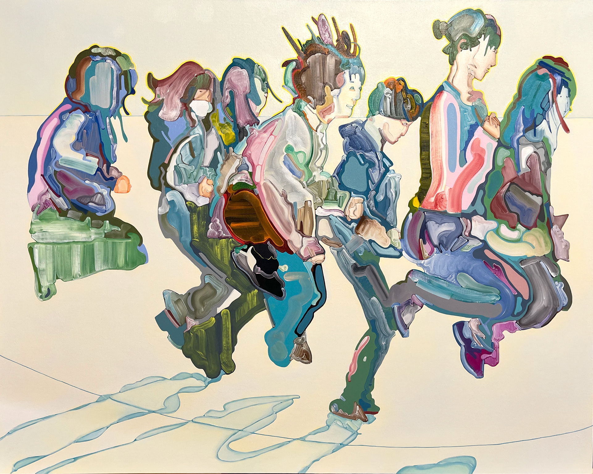 at Noko Island | パネル、綿布、油絵具 | 72.7×91cm | 2025年