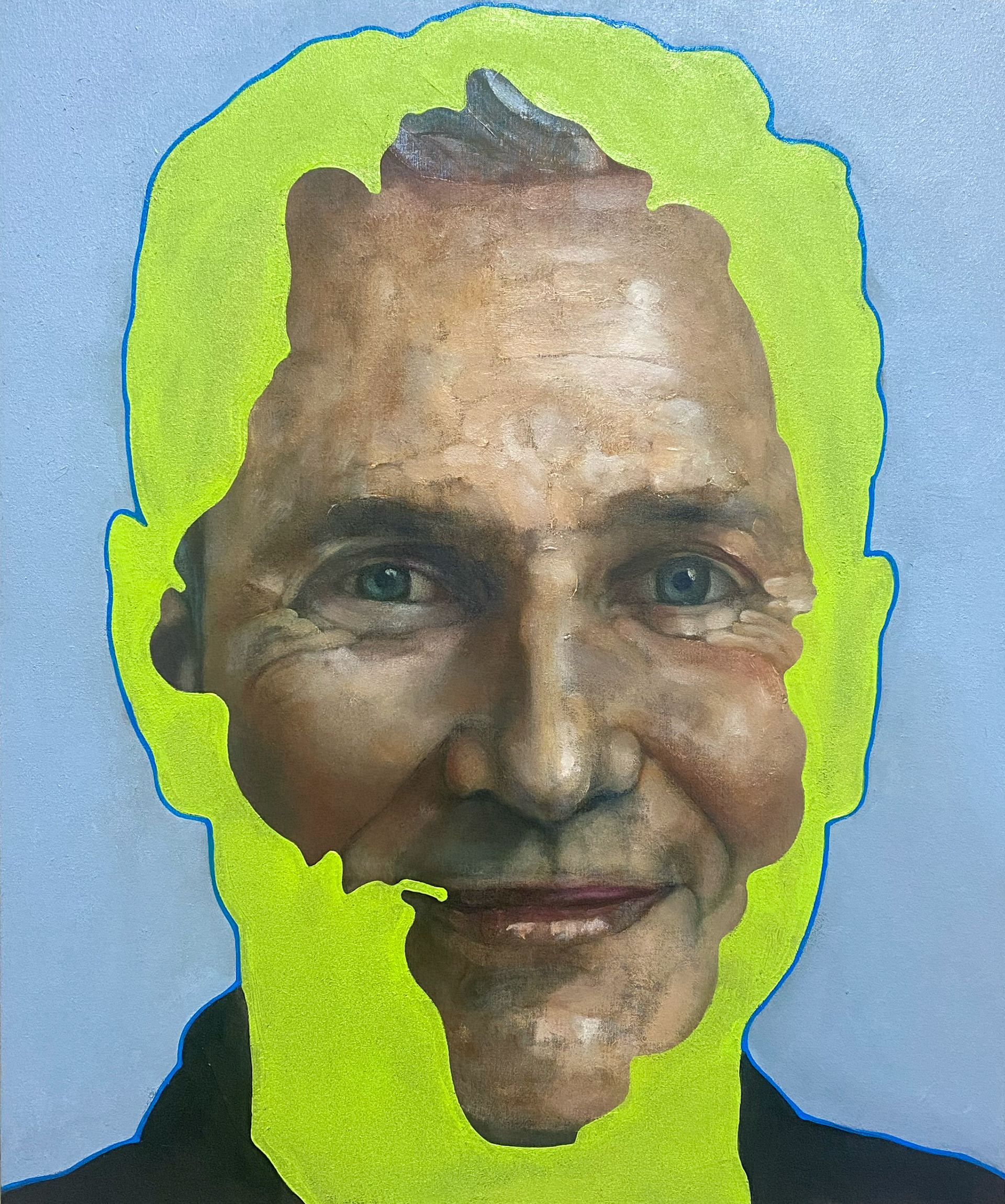 philippe | パネル、綿布、白亜地、油絵具 | 41×31.8cm | 2023年