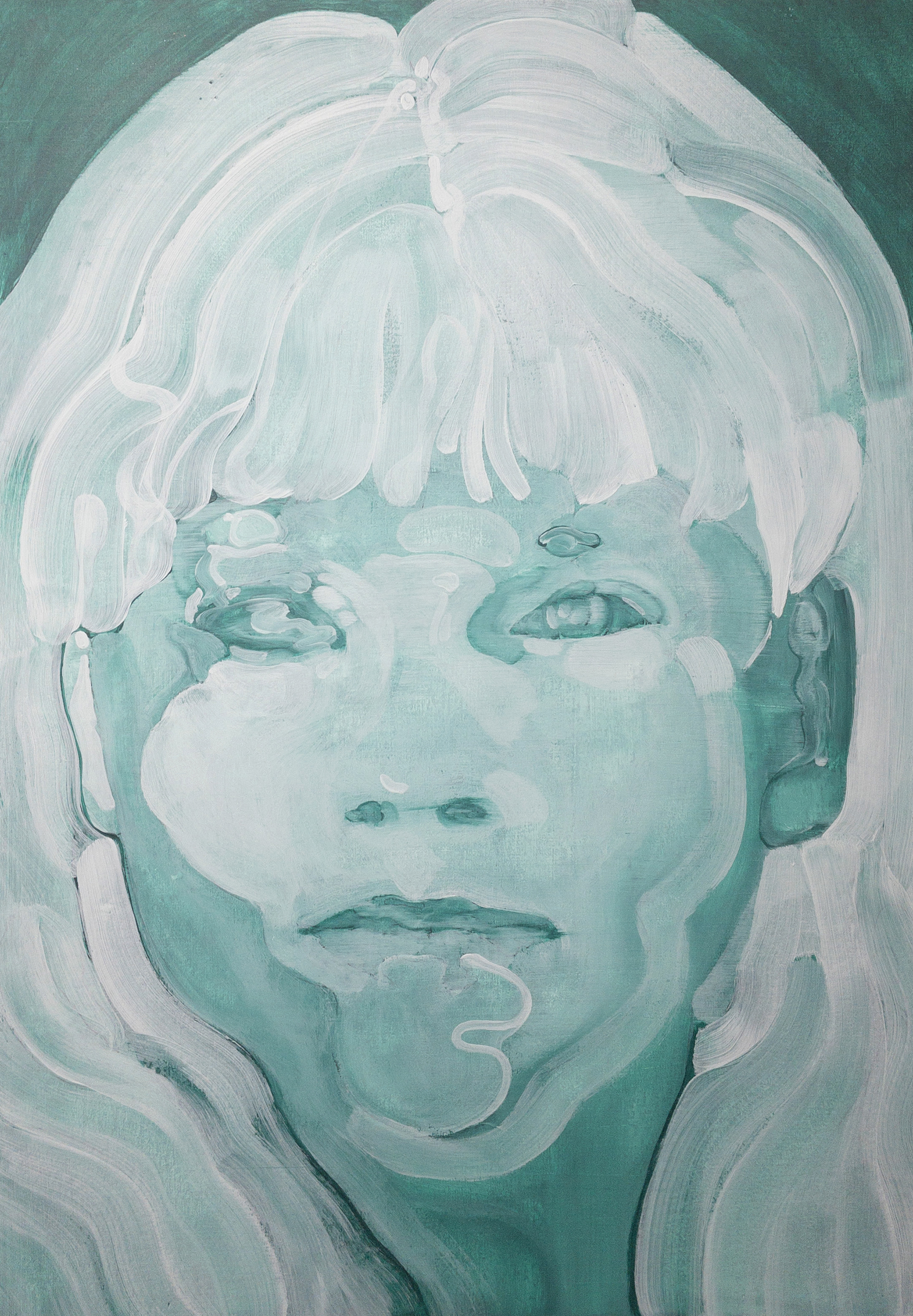 sala | パネル、綿布、ジェッソ、油絵具 | 41×31.8cm | 2022年