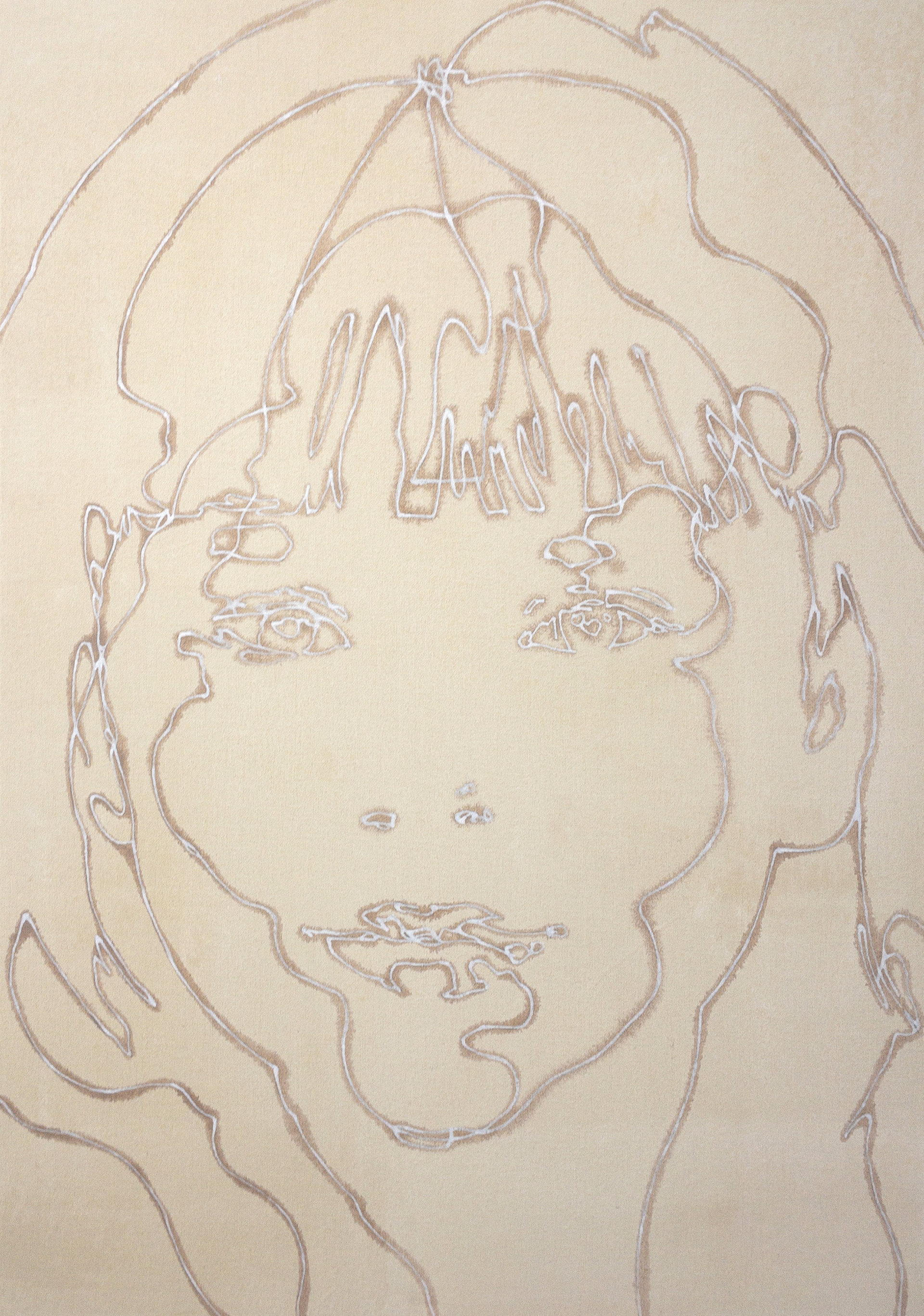 sala | パネル、綿布、ジェッソ、油絵具 | 41×31.8cm | 2022年