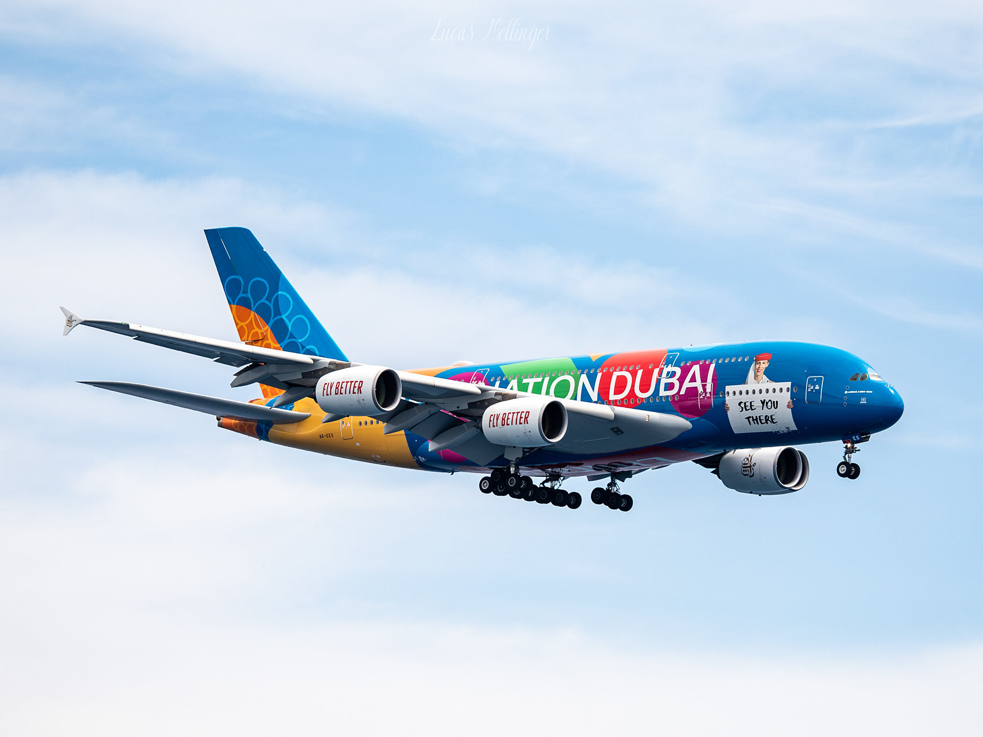 Airbus A380-800 - A6-EES - Emirates - 27JUL23