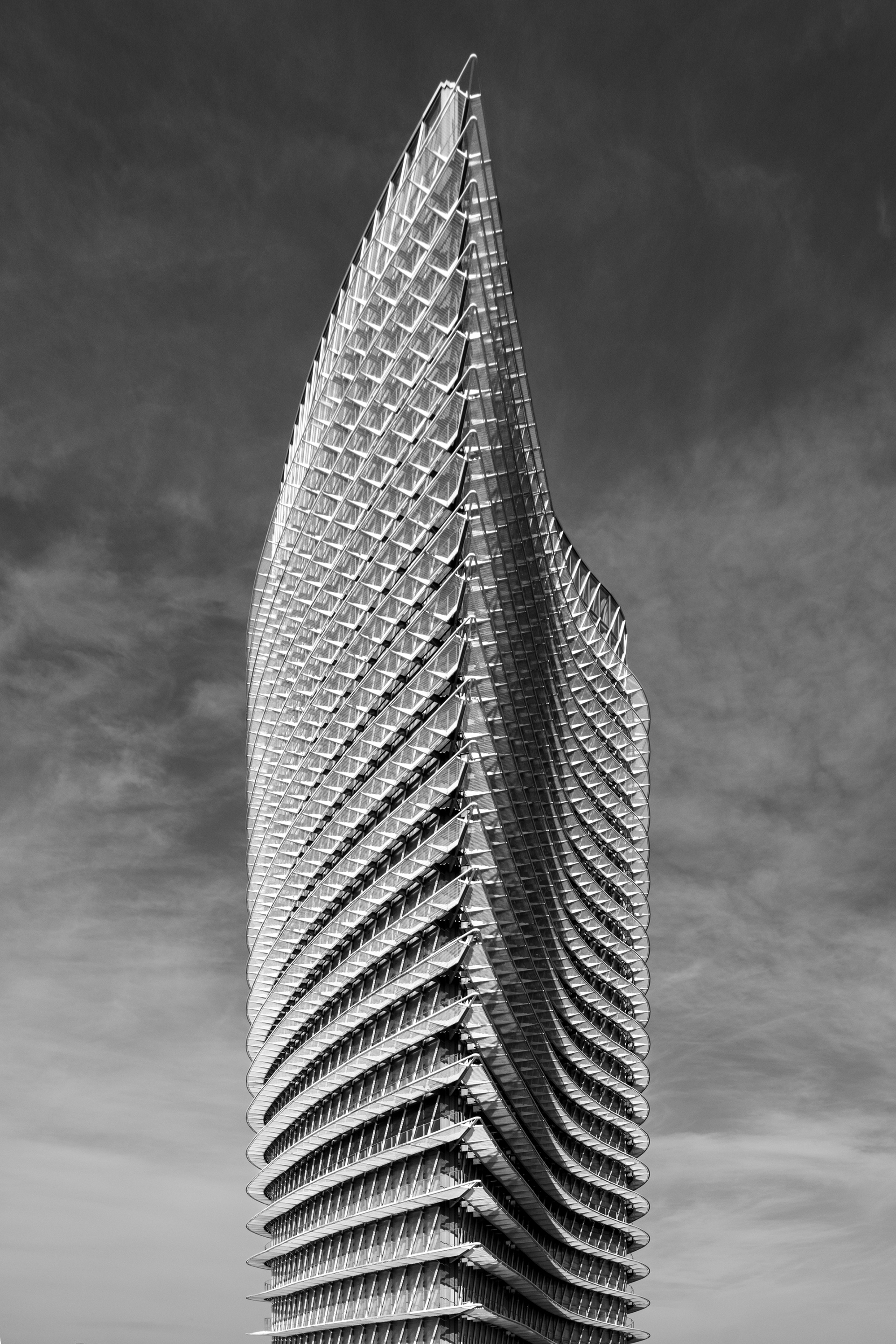 'The Water Tower' in the city of Zaragoza, Spain. Designed by architect Enrique de Teresa 