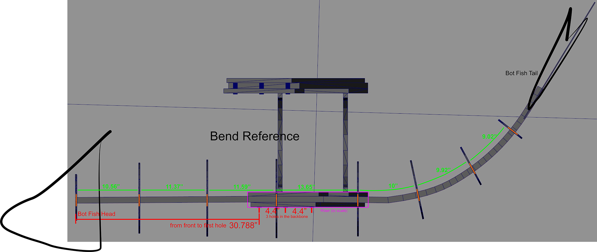 Bend References with Distances