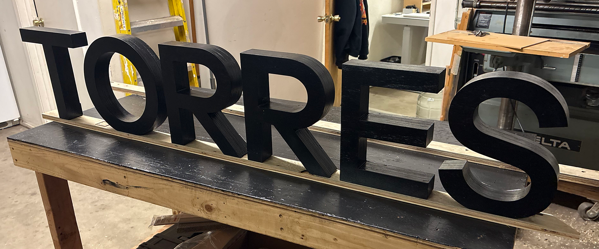 Torres Letter Built, Paint Coat