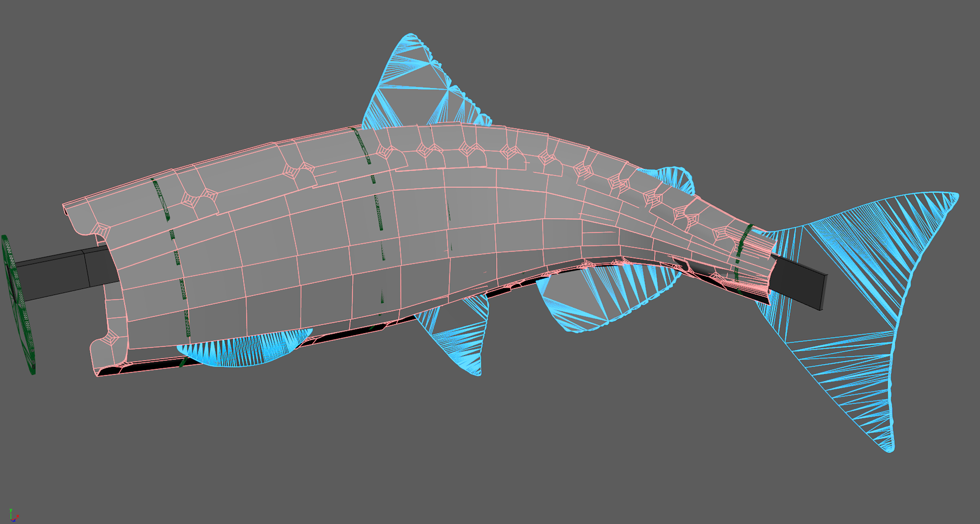 Render of Geometry with Skin