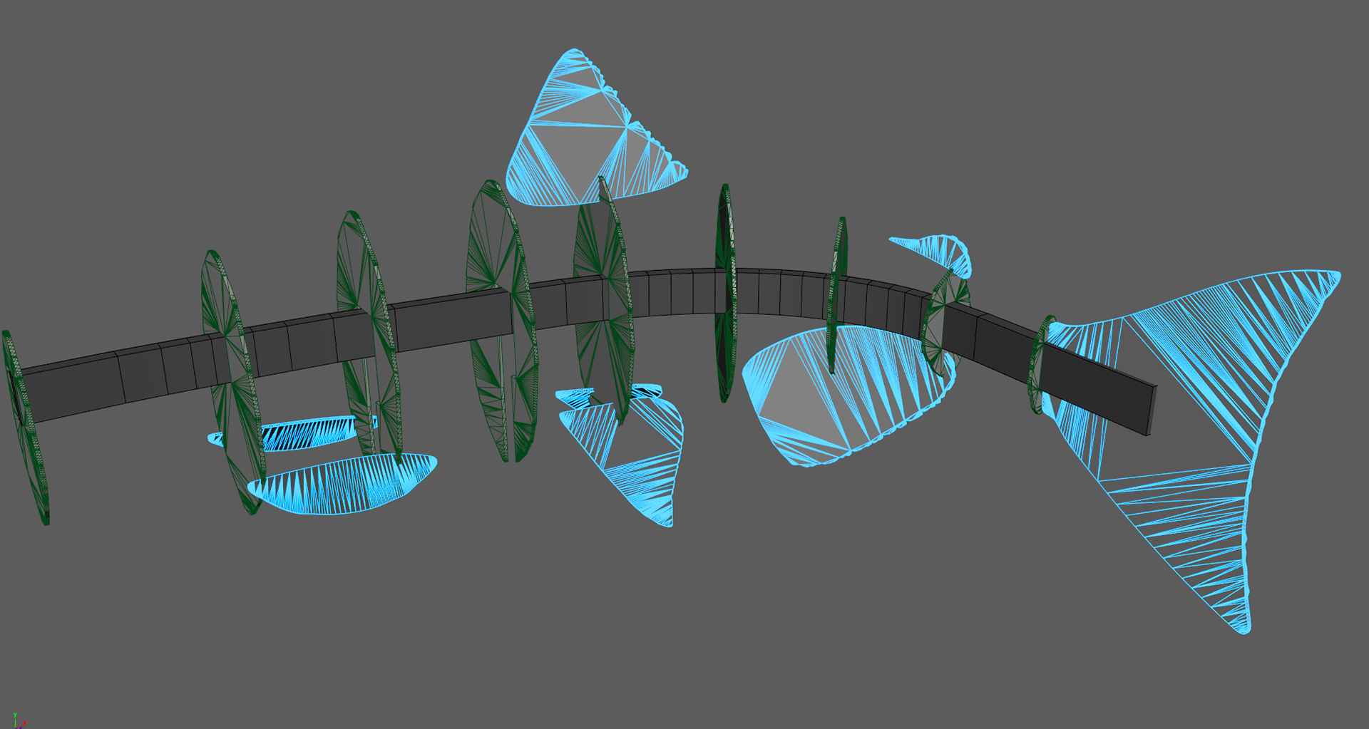 Render of Geometry without Skin