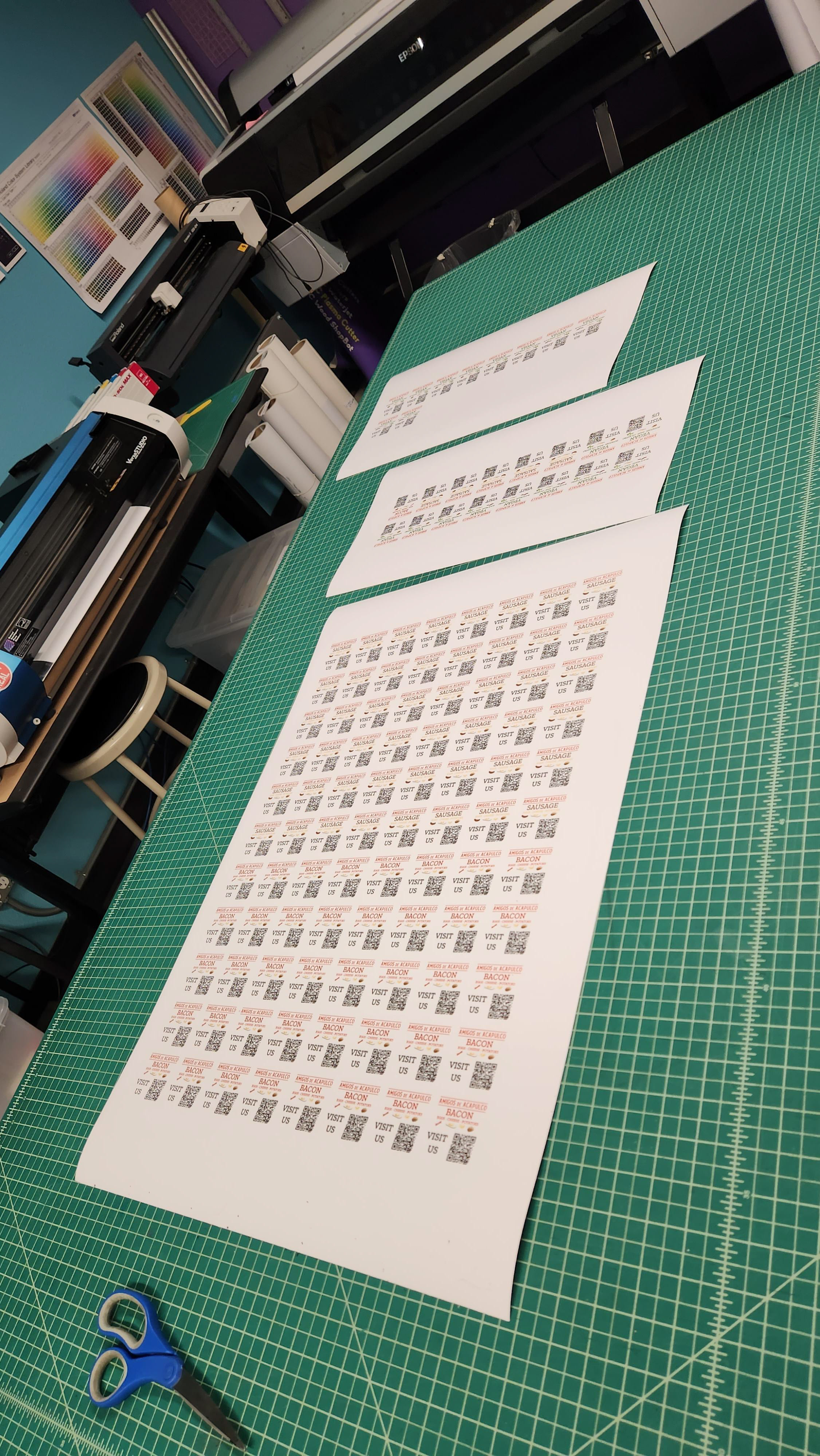 Stickers for meal labeling