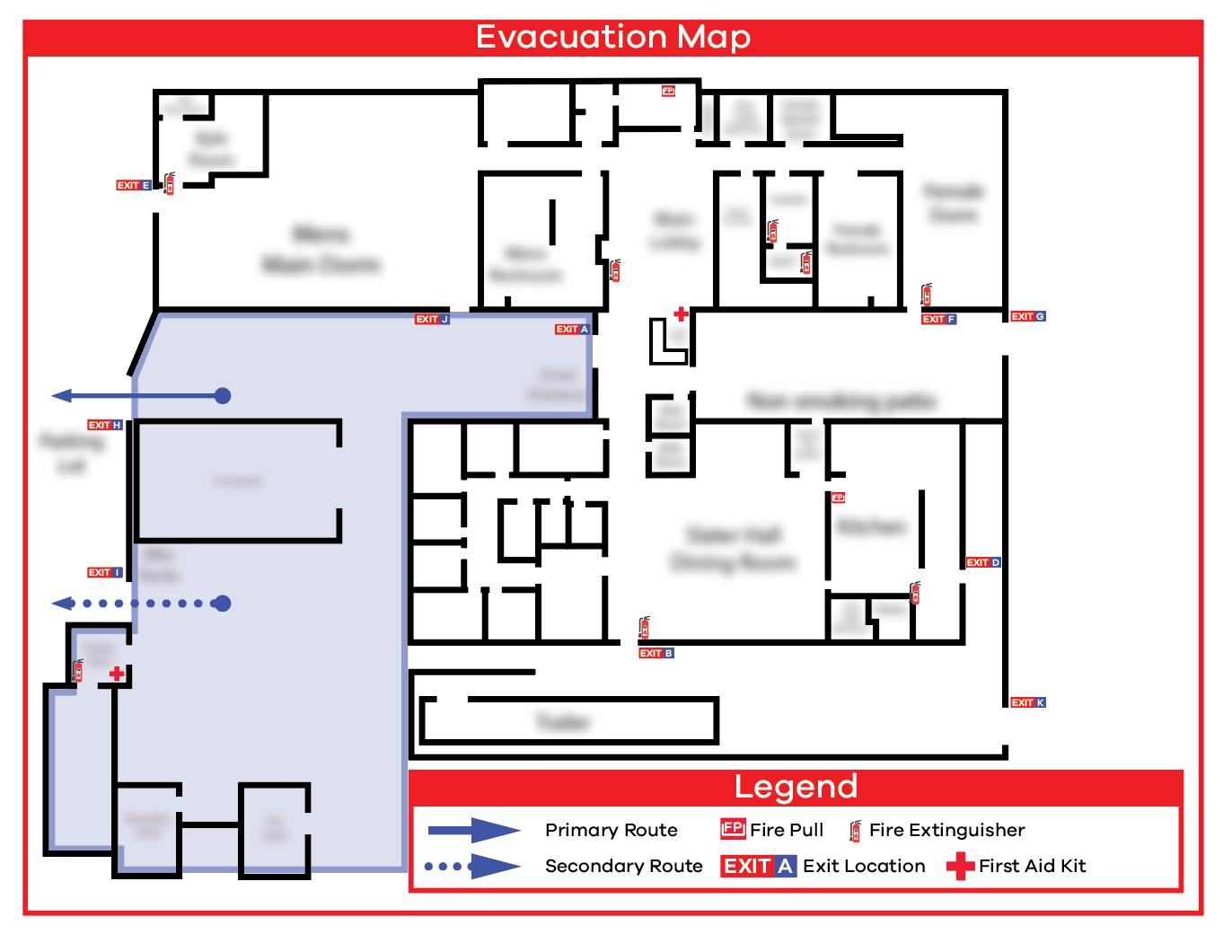 Evacuation Map