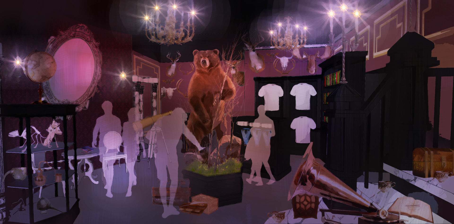 Parlor Concept Drawing