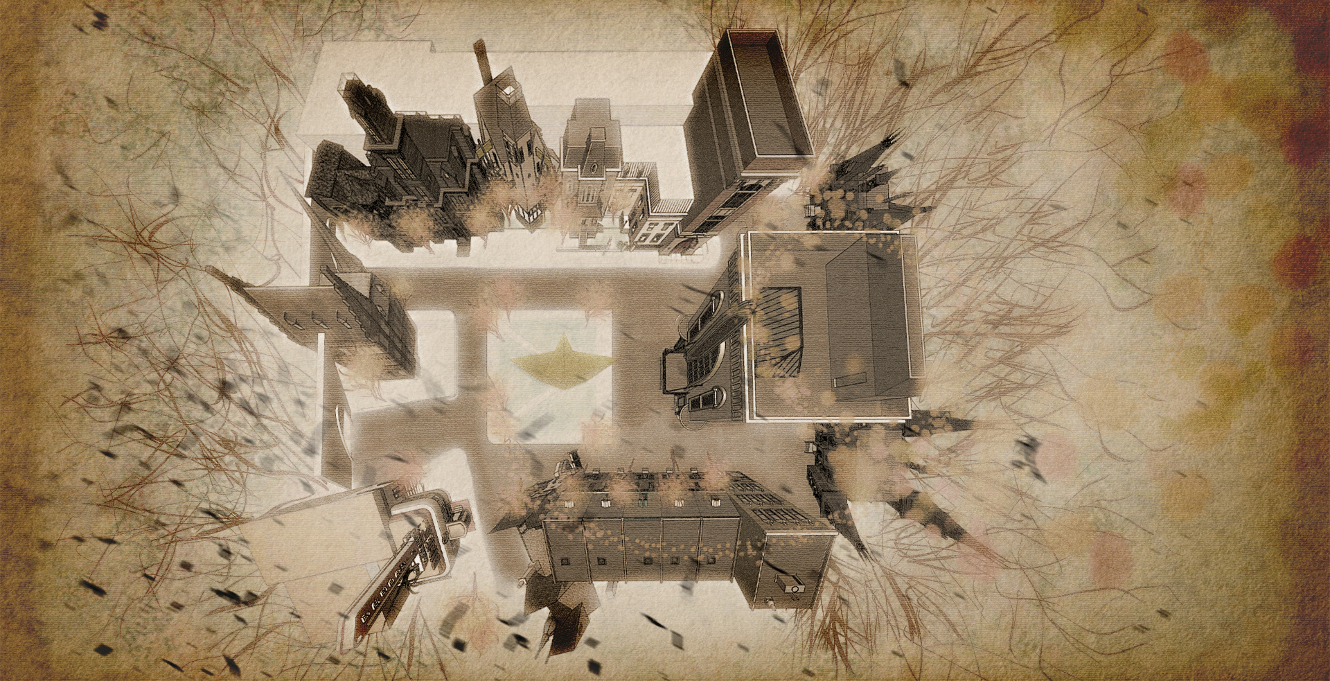 Aerial View of the Land