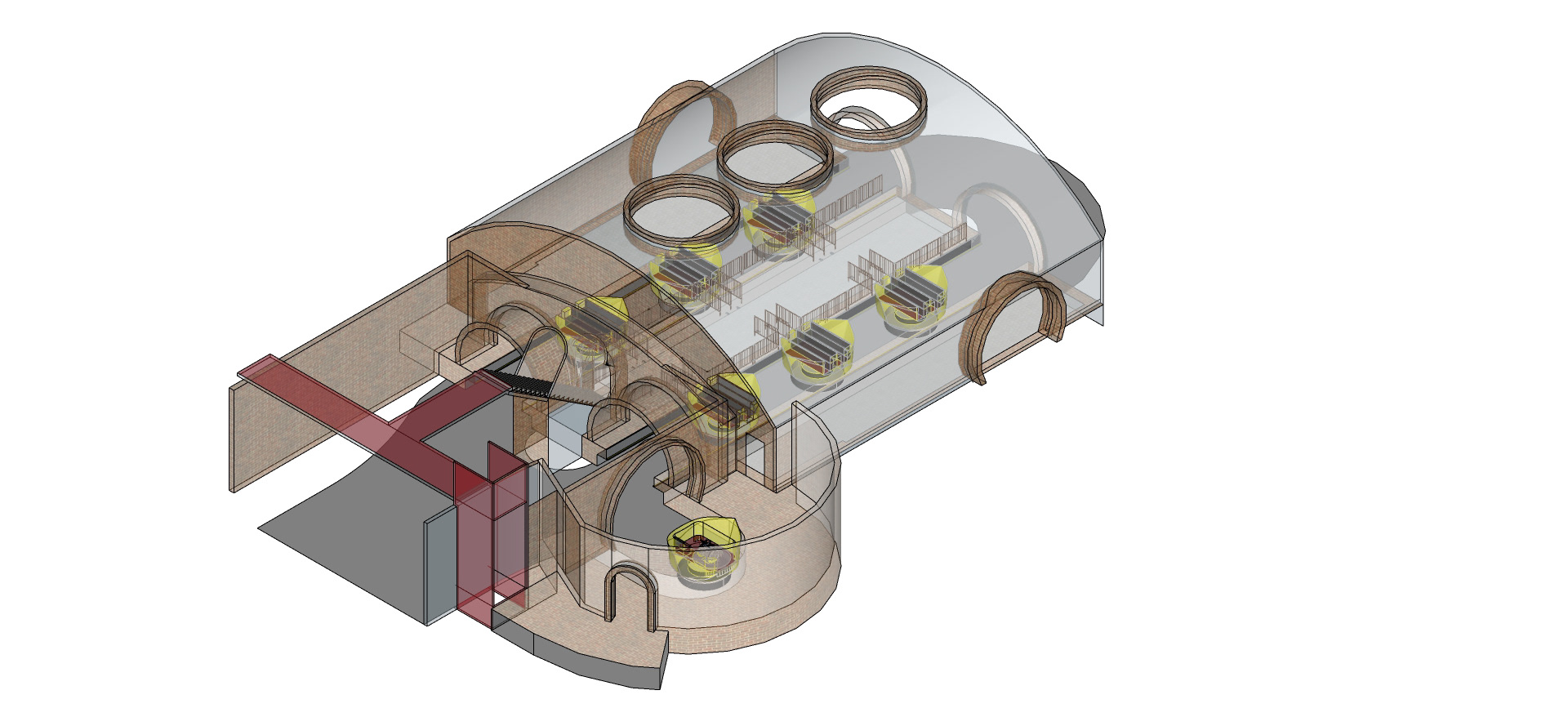 Isometric view of Load + Unload