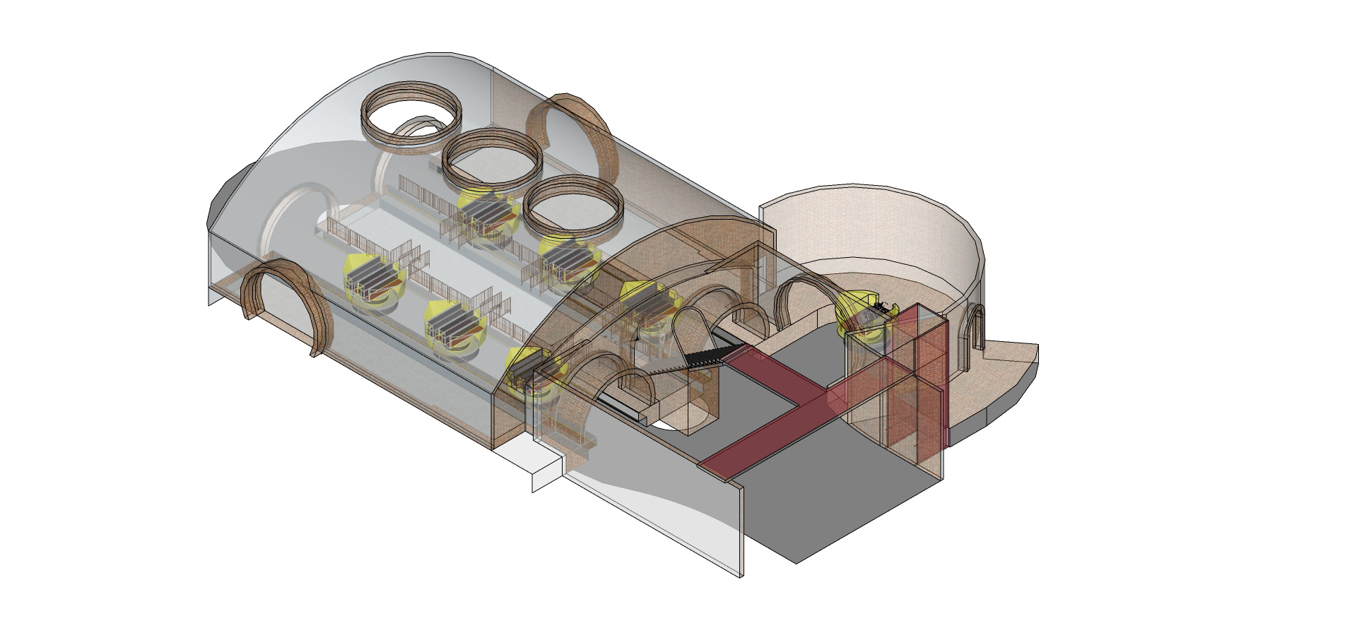 Isometric view of Load + Unload