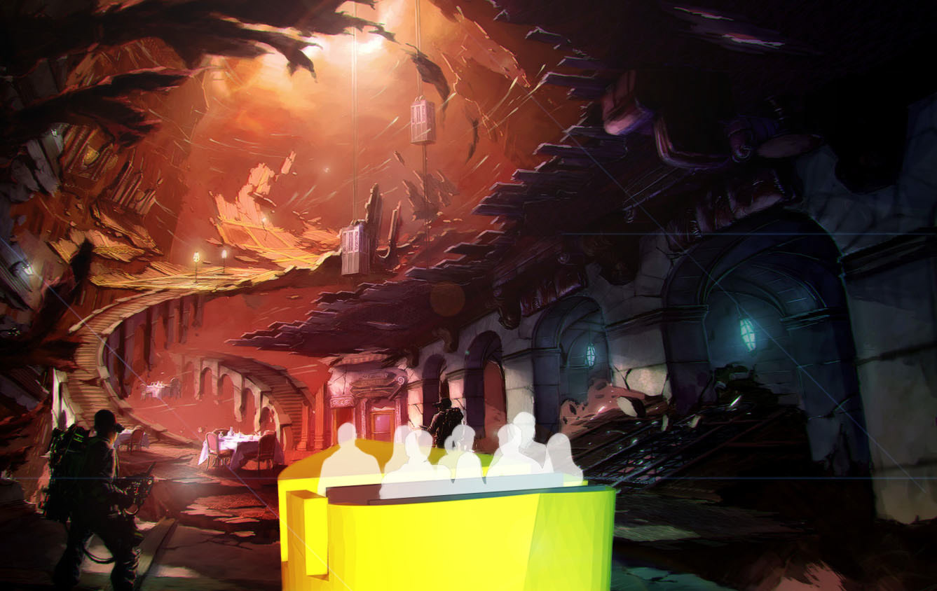 Pennywise's Nightmare Circus Ghostbusters Show Scene