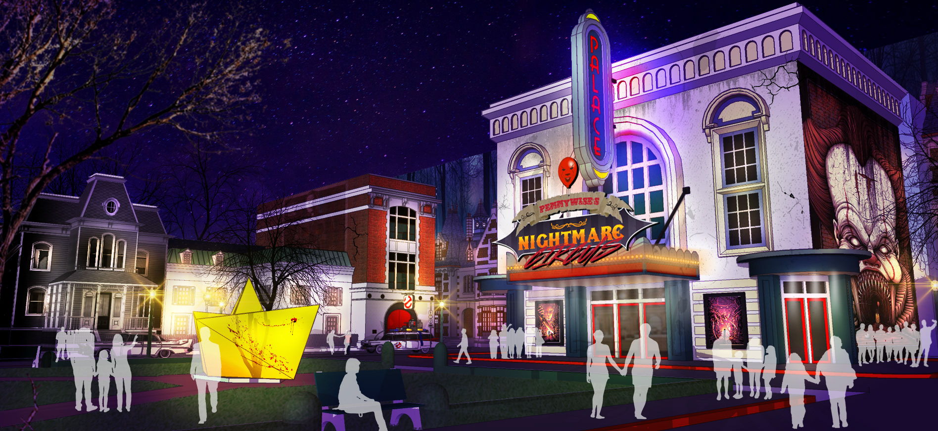 Pennywise's Nightmare Circus Exterior