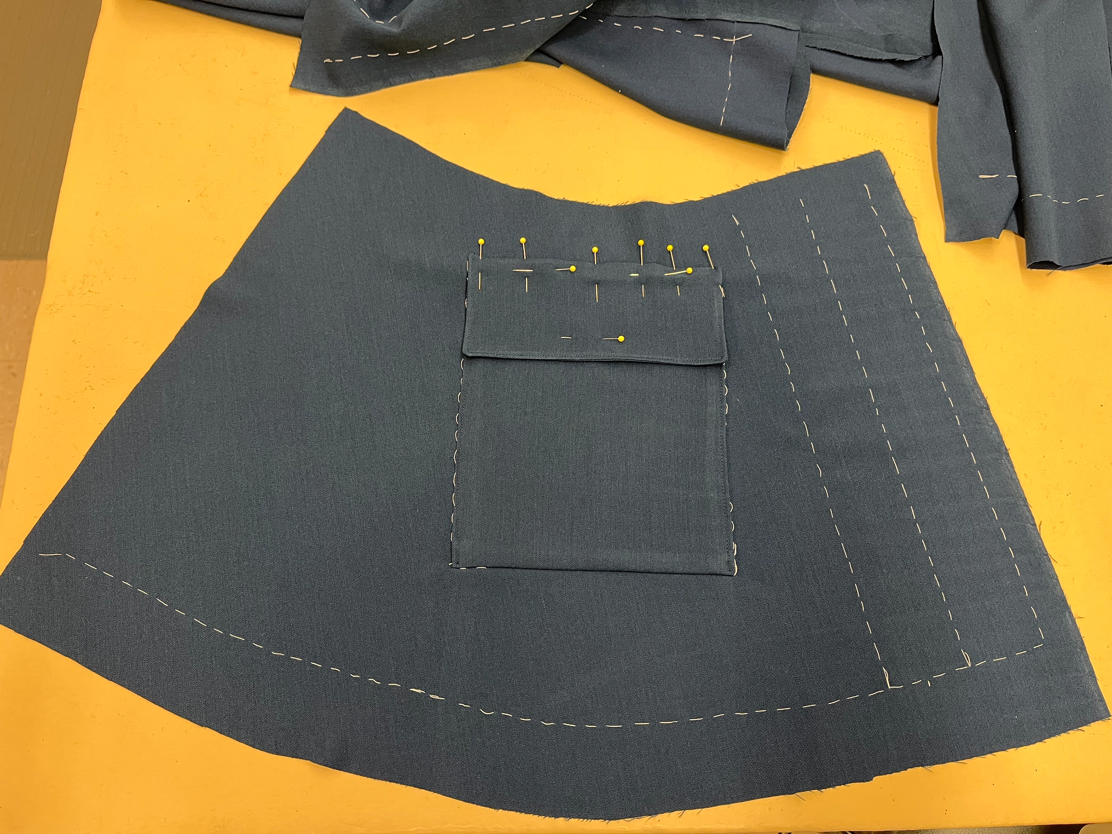 Hello Girl Jacket in Progress