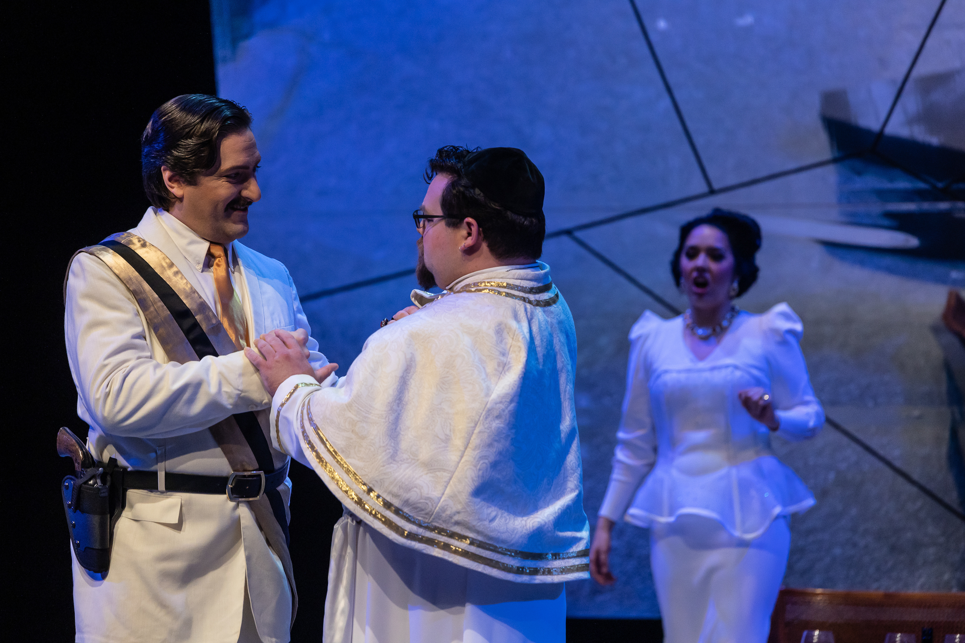Monsignor Cape (seen in center) - Created from pattern made from existing garmnent