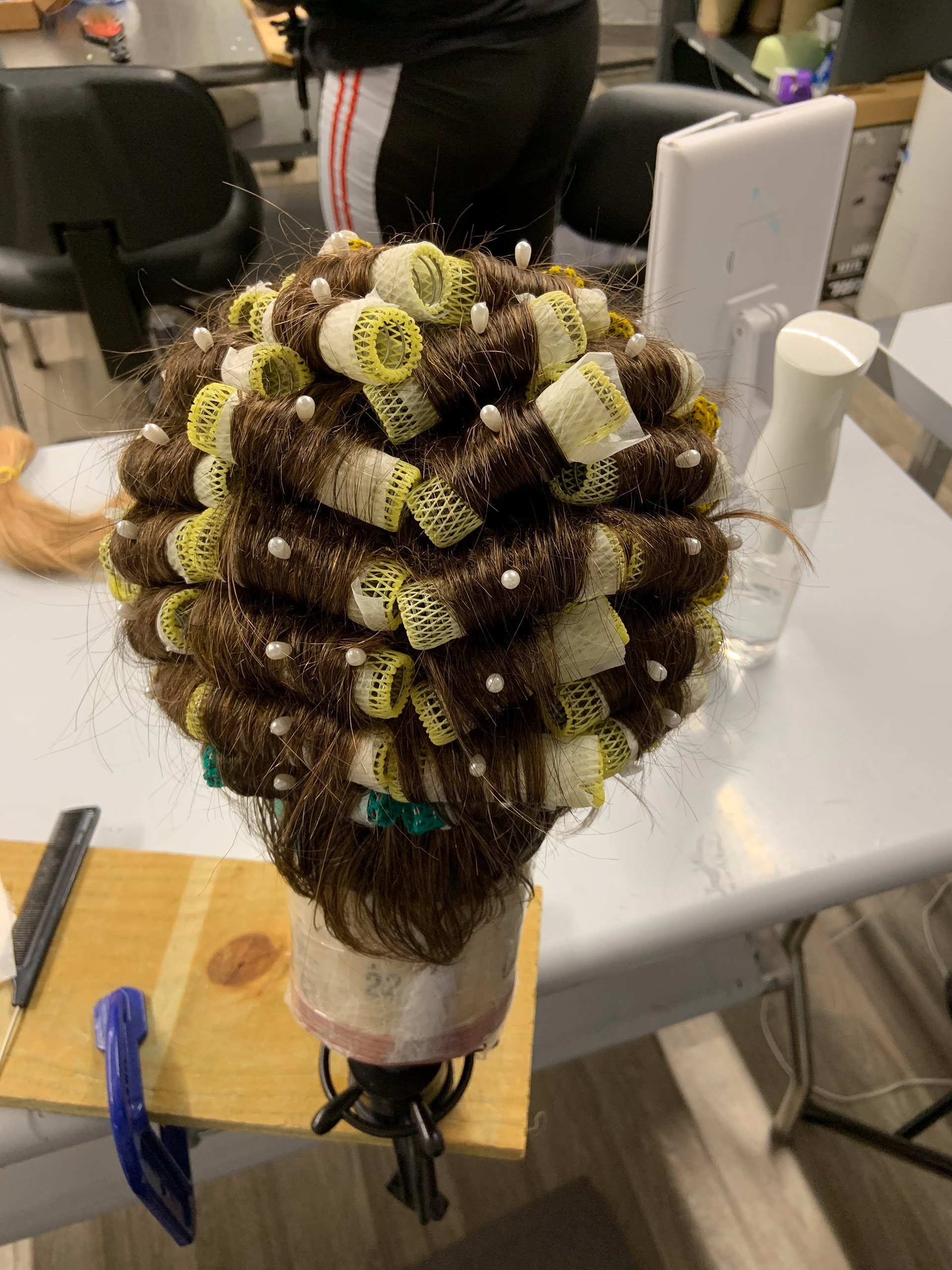 Fingerwave roller set