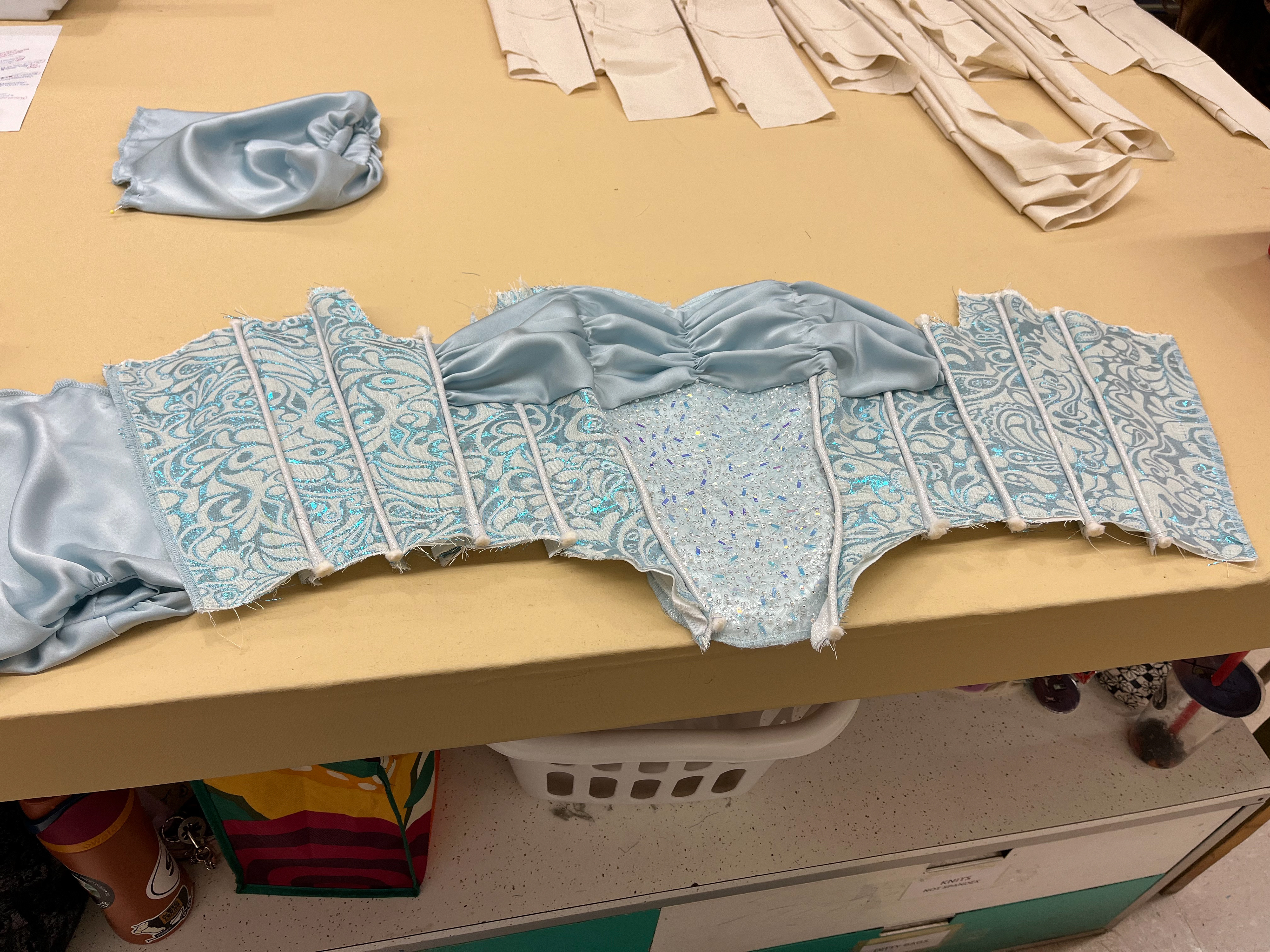 Cinderella Ballgown in Progress