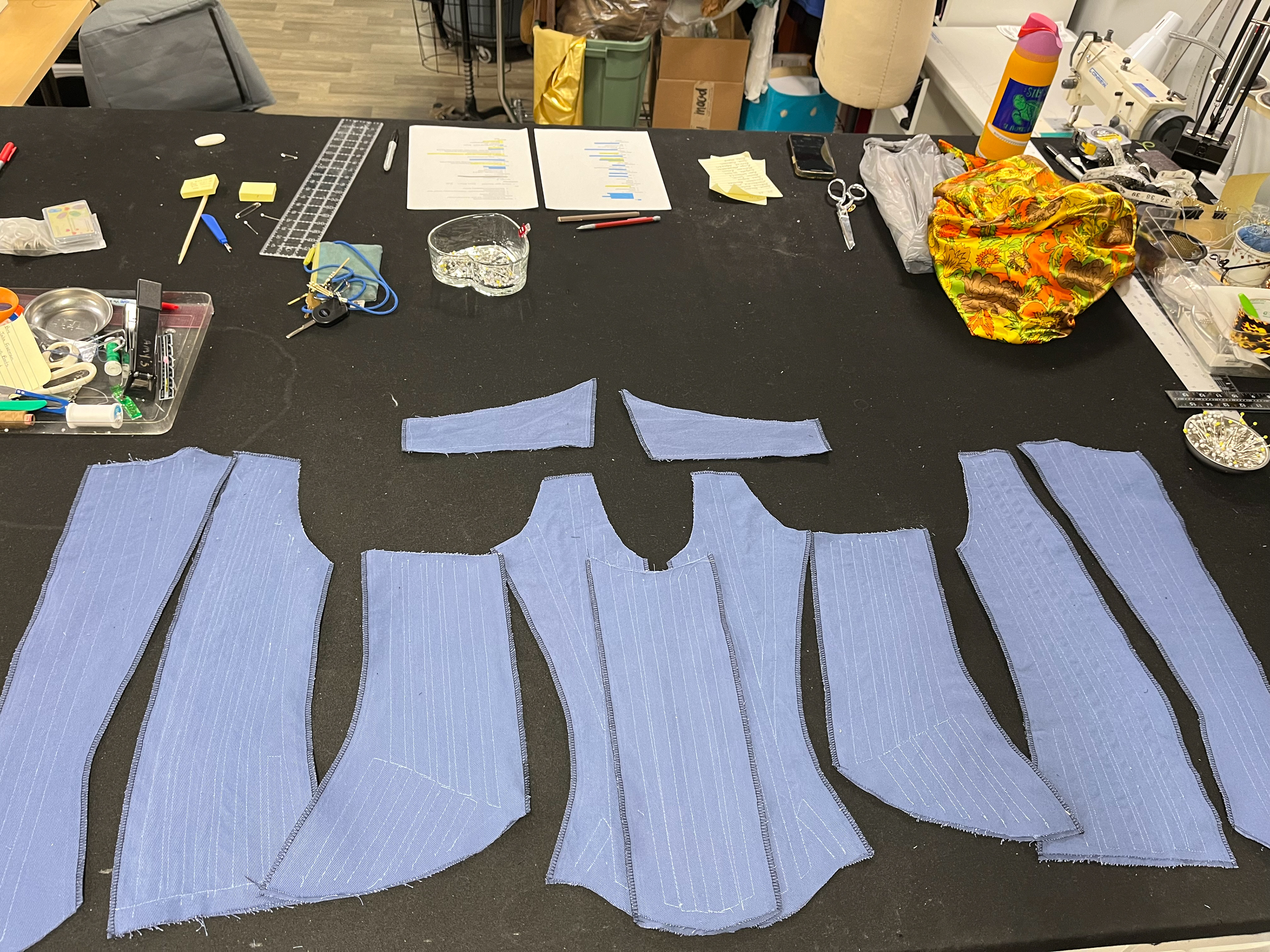 Emily corset in Progress
