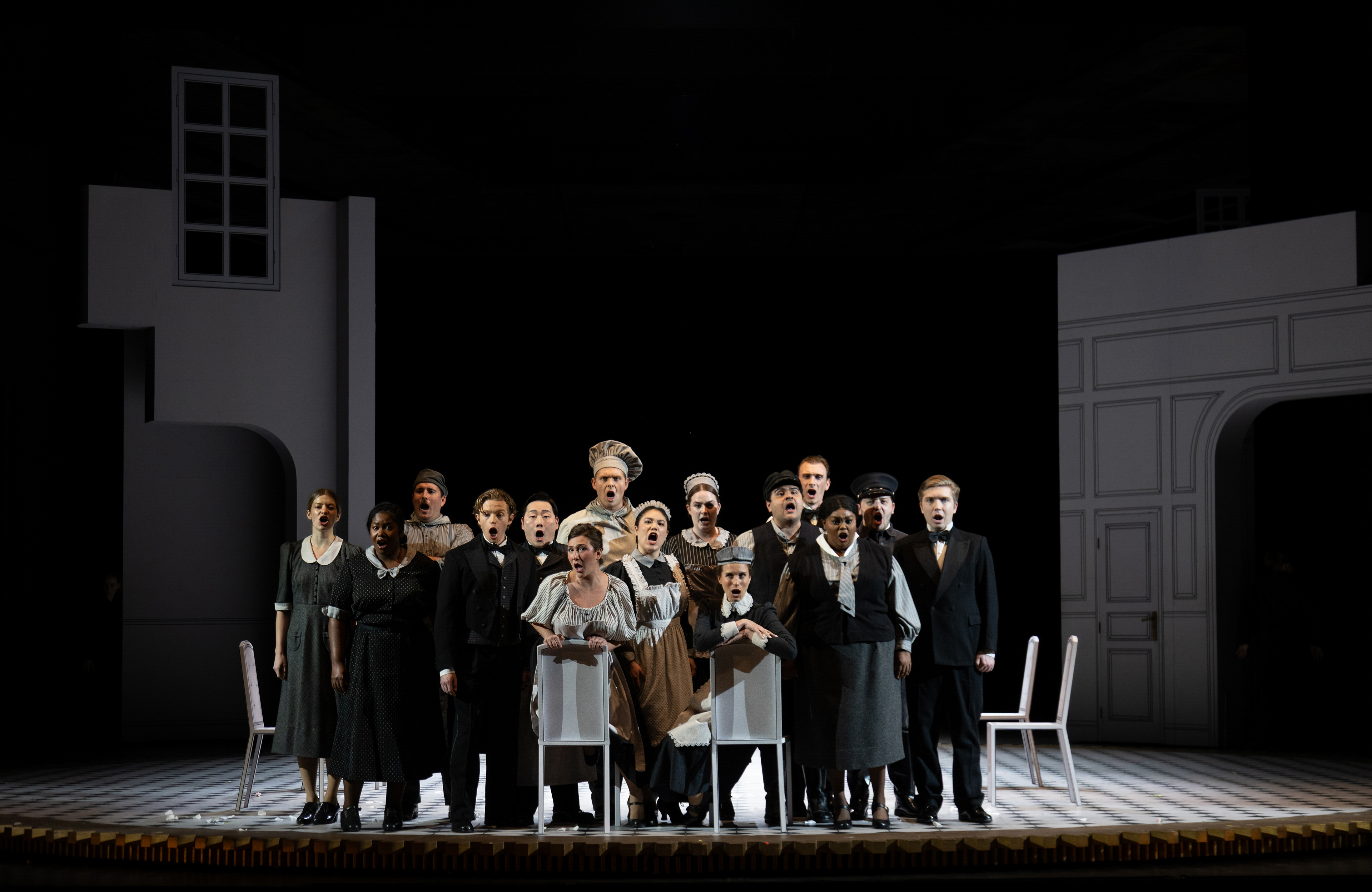 The Santa Fe Opera Chorus, Photo by Bronwen Sharp for the Santa Fe Opera