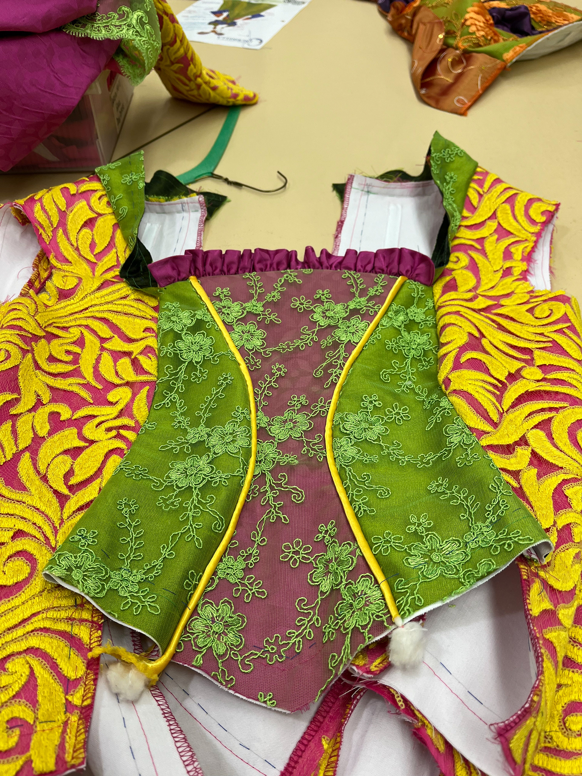 Grace Day Dress in Progress