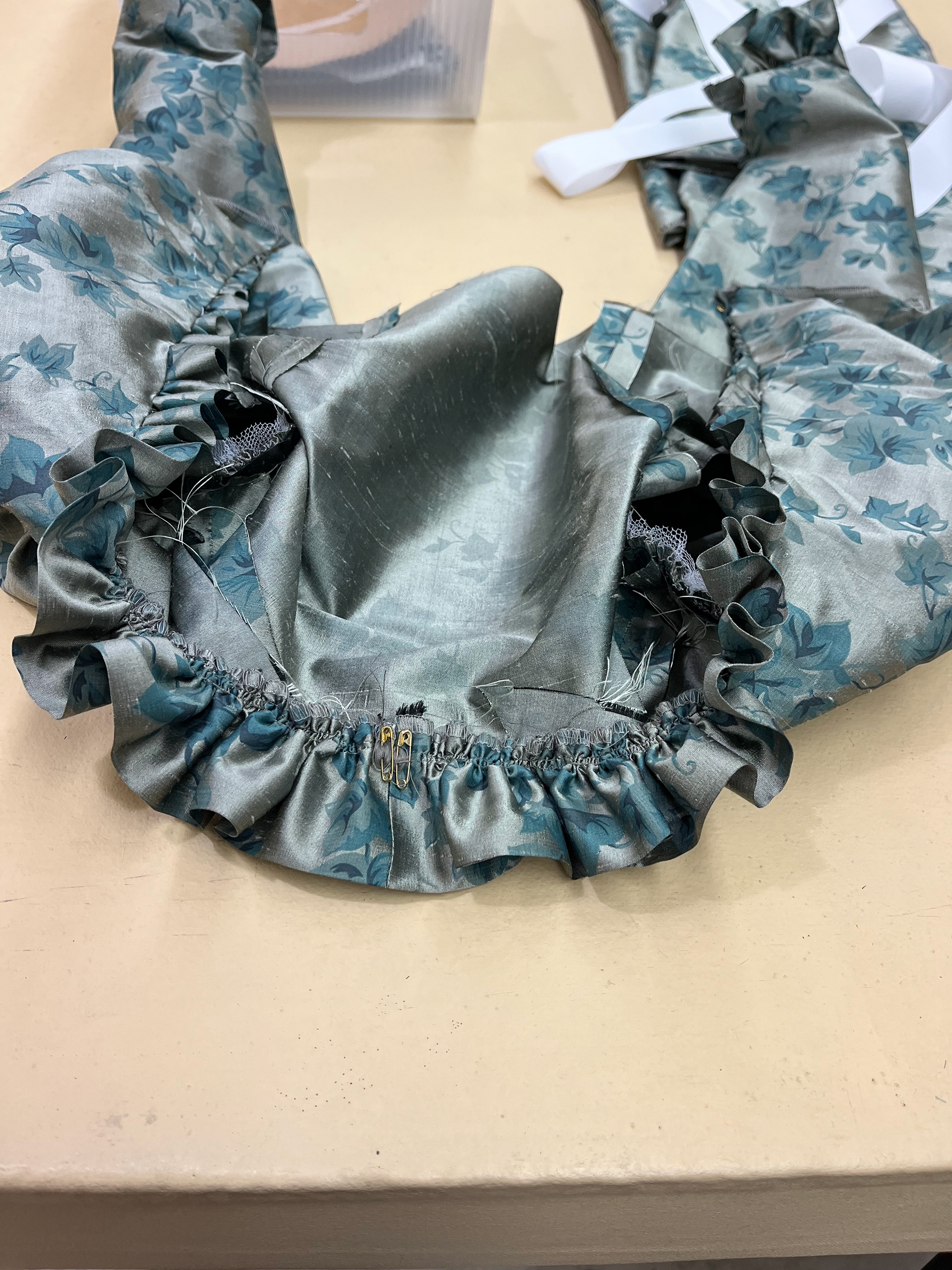 Mrs. Dashwood bodice in progress