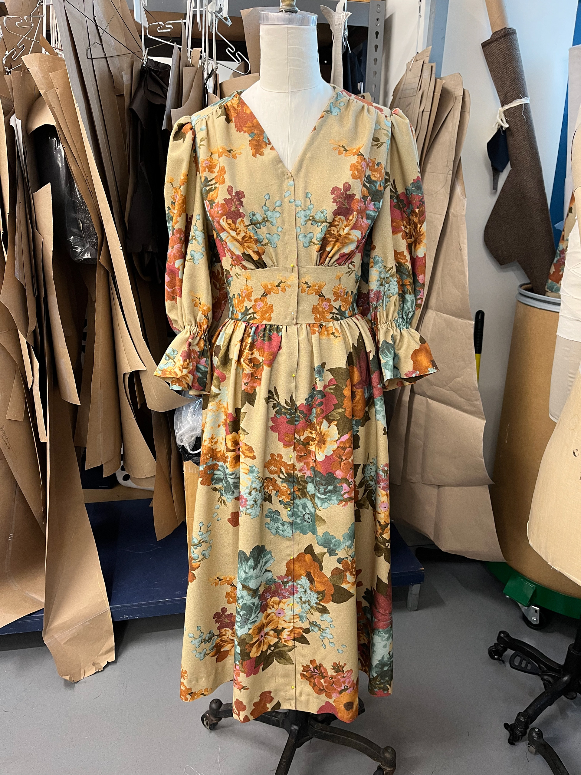 Sieglinde dress in progress