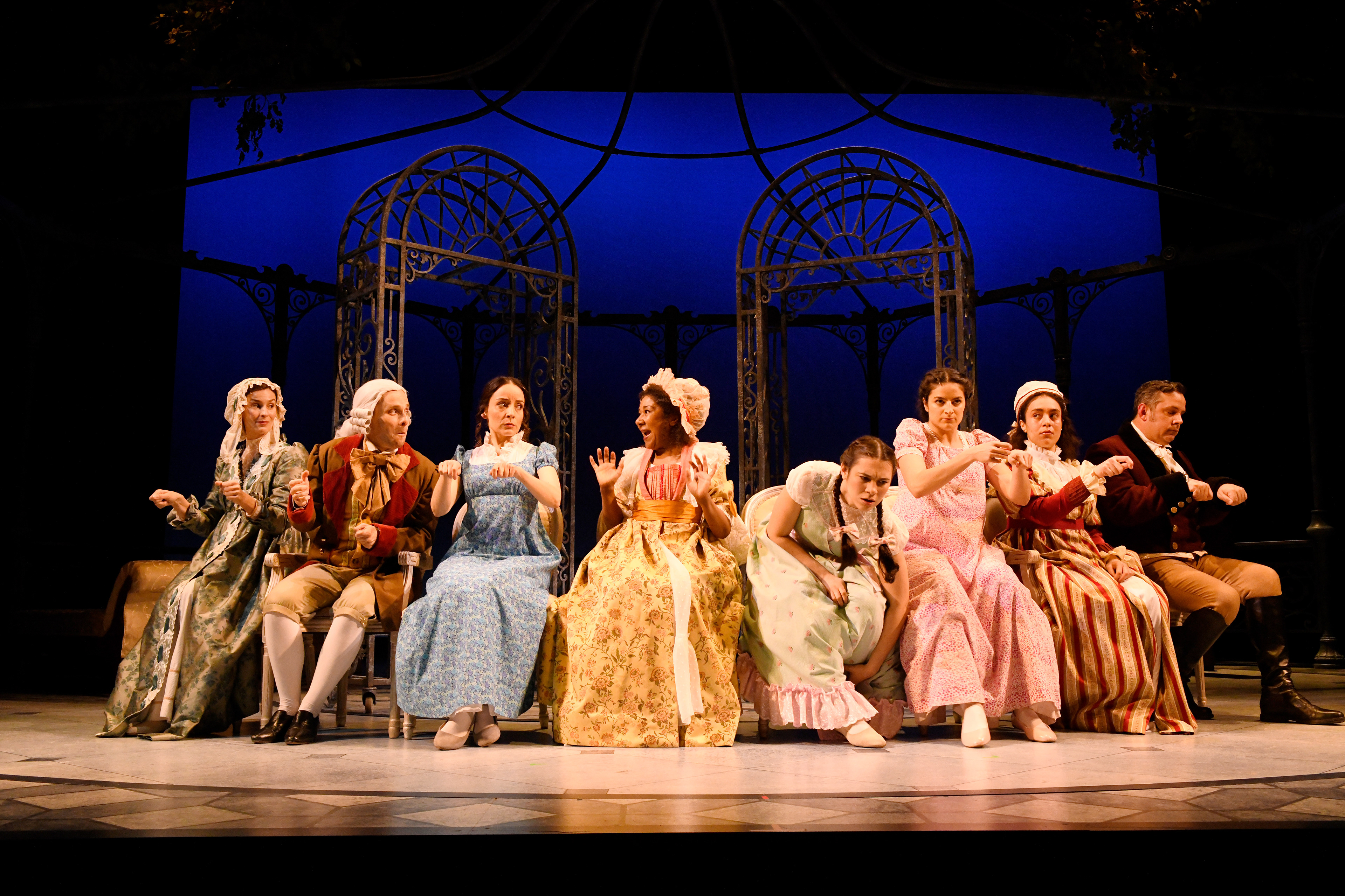 Cast Members in the Syracuse Stage production of "Sense and Sensibility." April 23 - May 11, 2025.