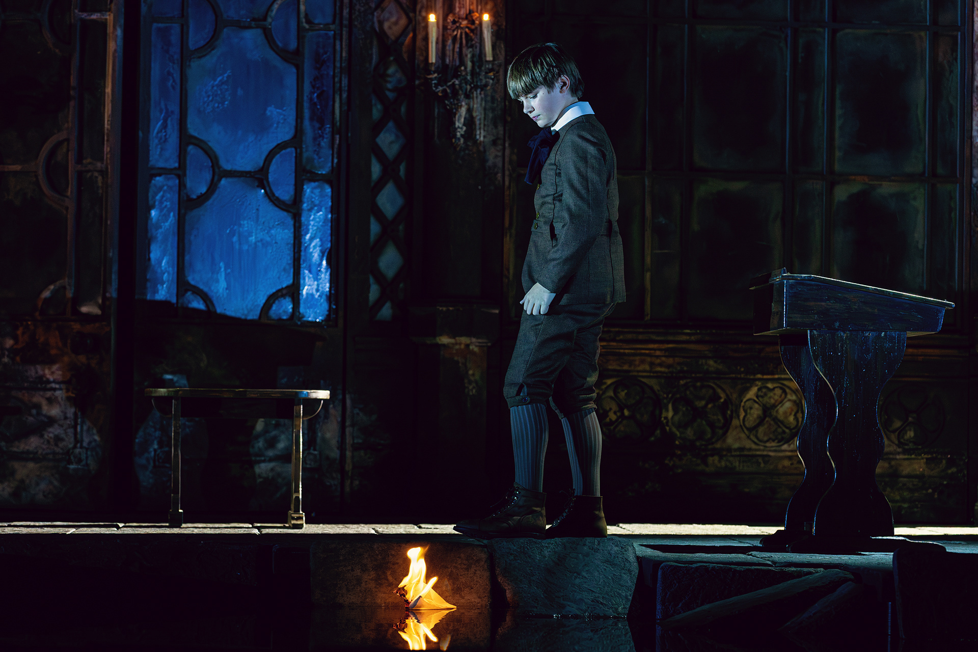 Everett Baumgarten (Miles), photo by Curtis Brown for the Santa Fe Opera