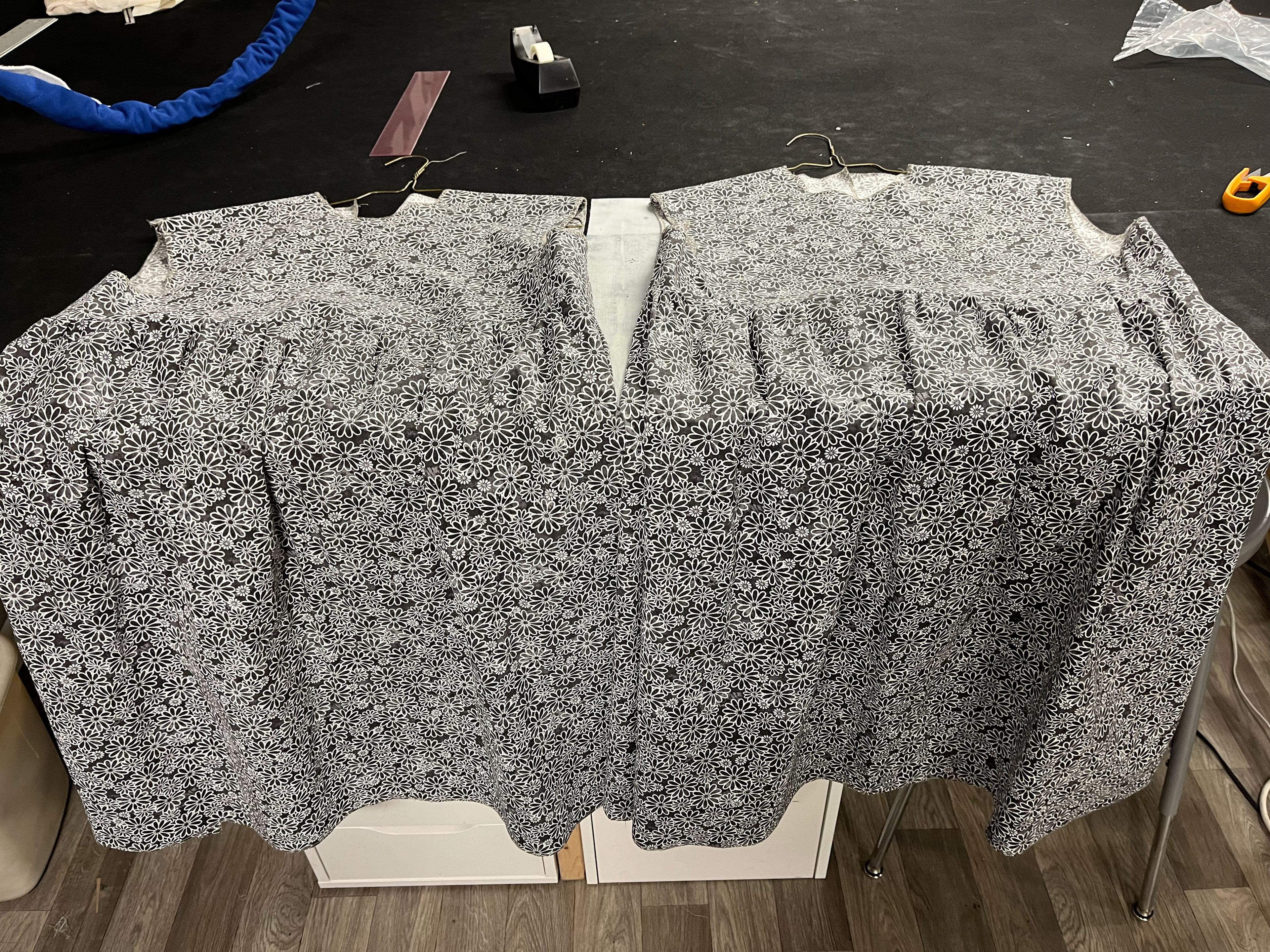 Dresses Before Sleeves and Finishing