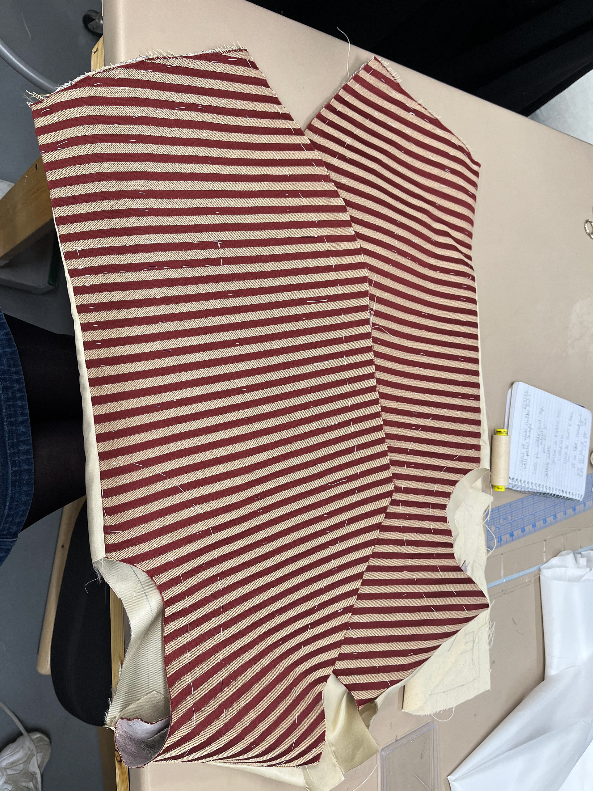 Vest with Pad Stitching