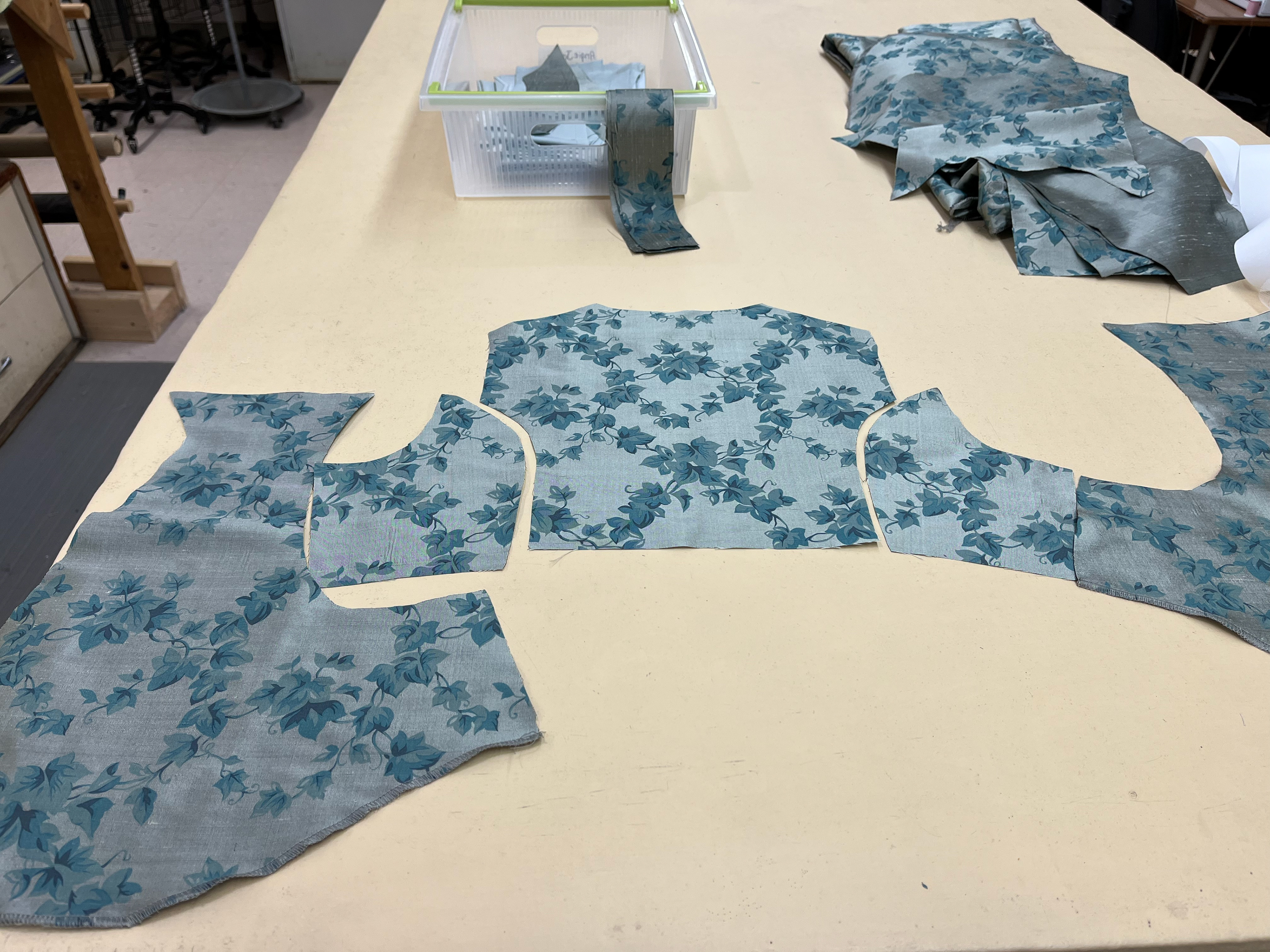 Mrs. Dashwood bodice in progress
