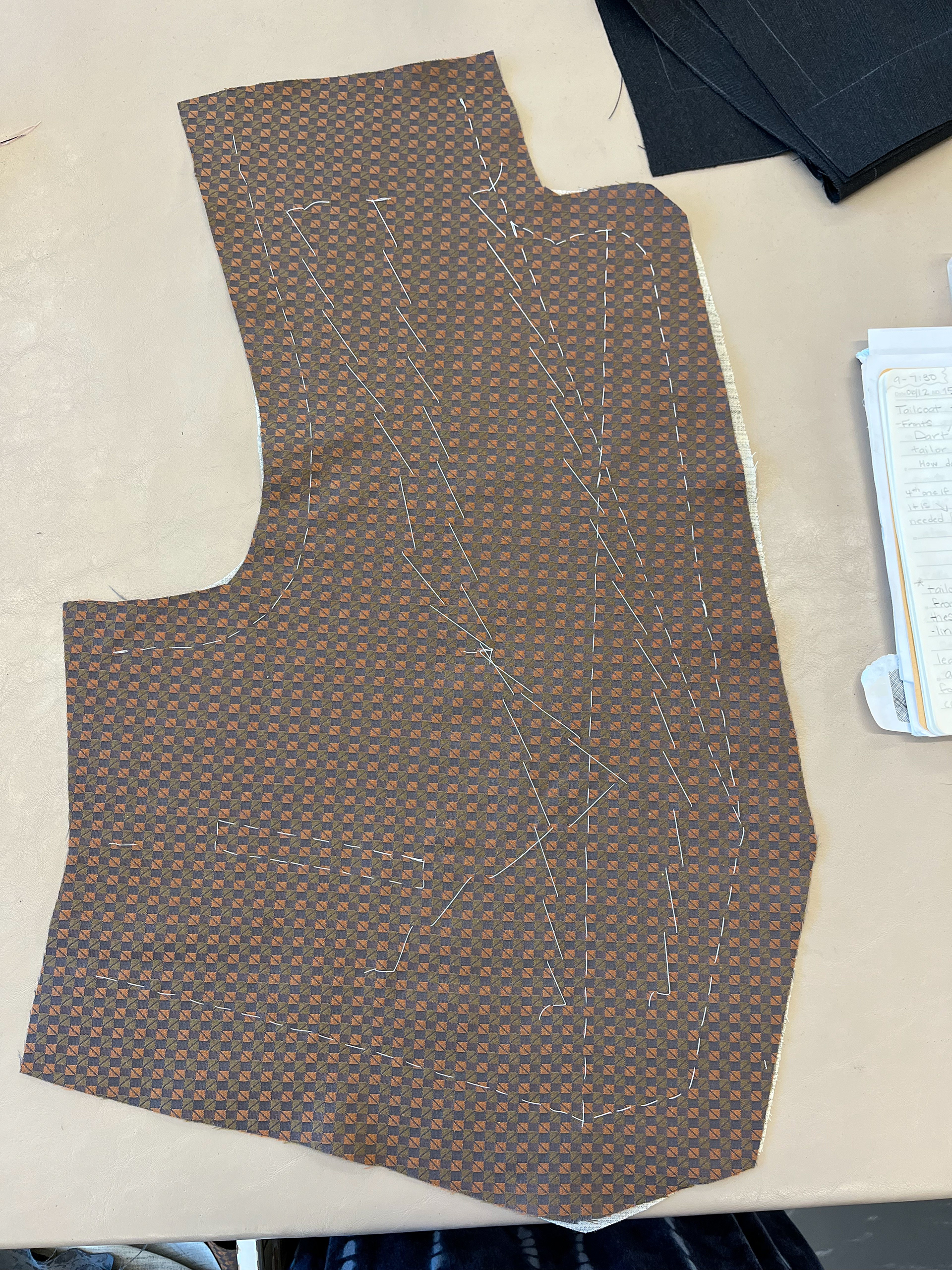 Prologue vest in process