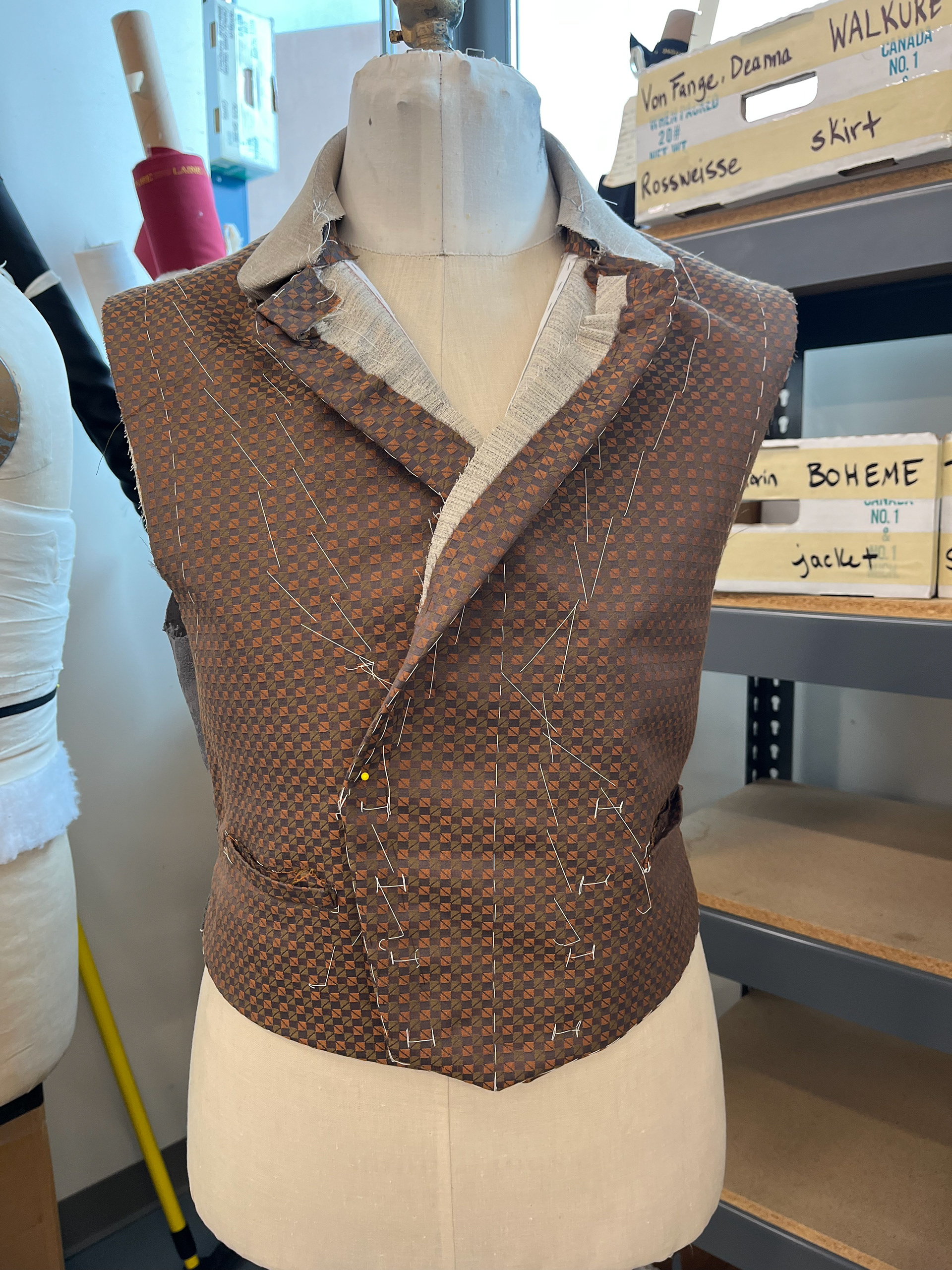 Prologue vest in process