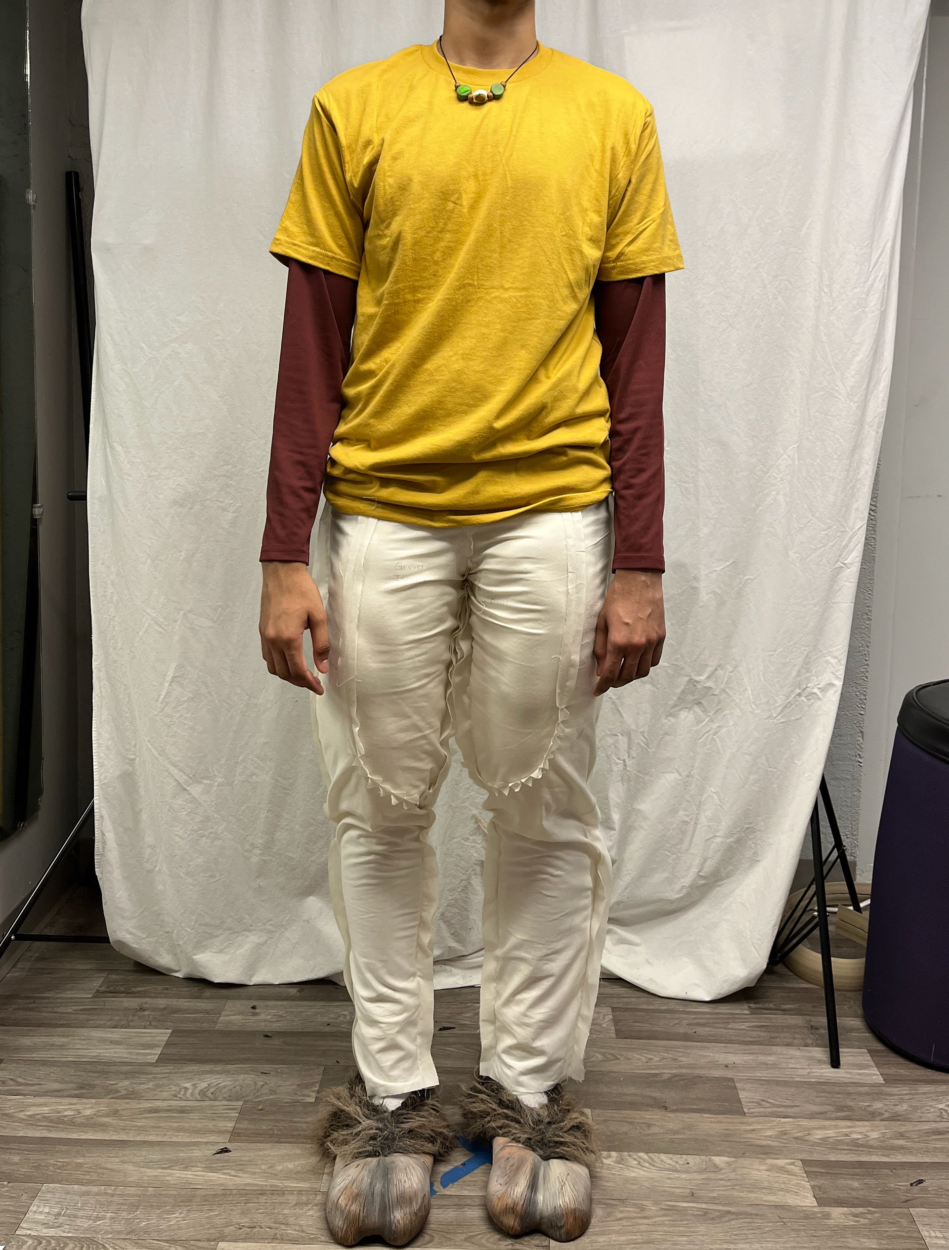 Fur Leg Mockup Fitting