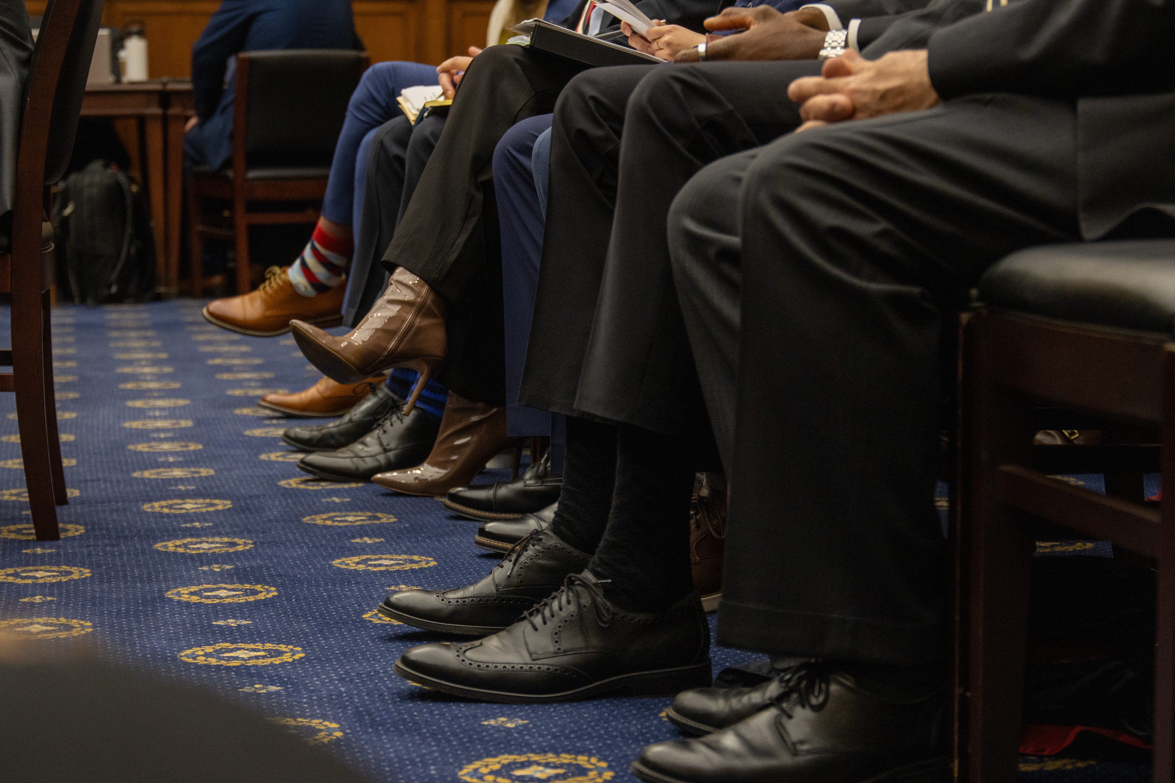 WASHINGTON - People sit and listen at the House Judiciary Committee hearing on Sept. 17, 2025. 