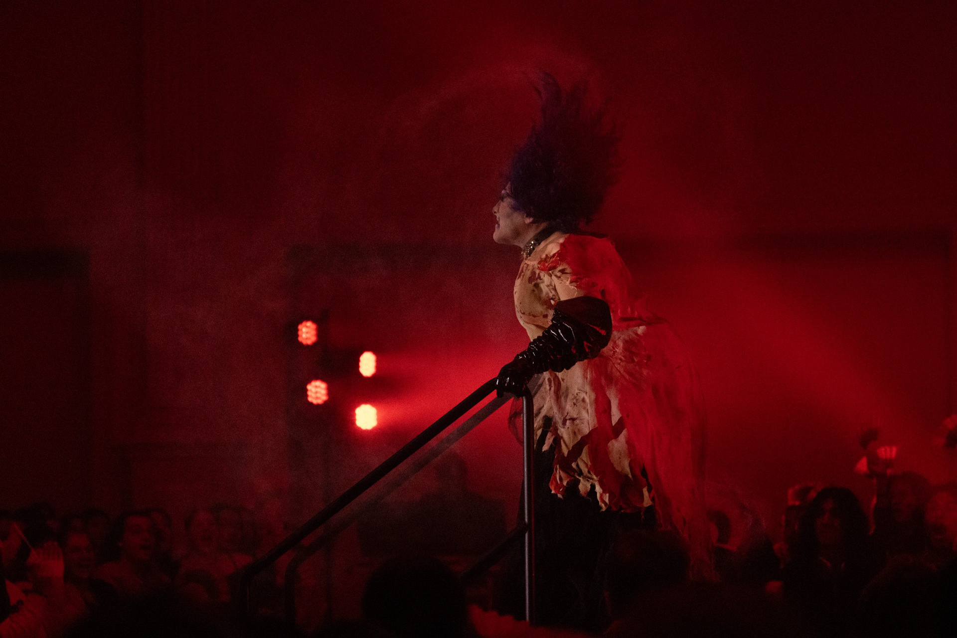 Desiree Dik performs at SEE’s Spring Drag Show in Stamp Student Union on April 10, 2025. (Sam Cohen/The Diamondback)