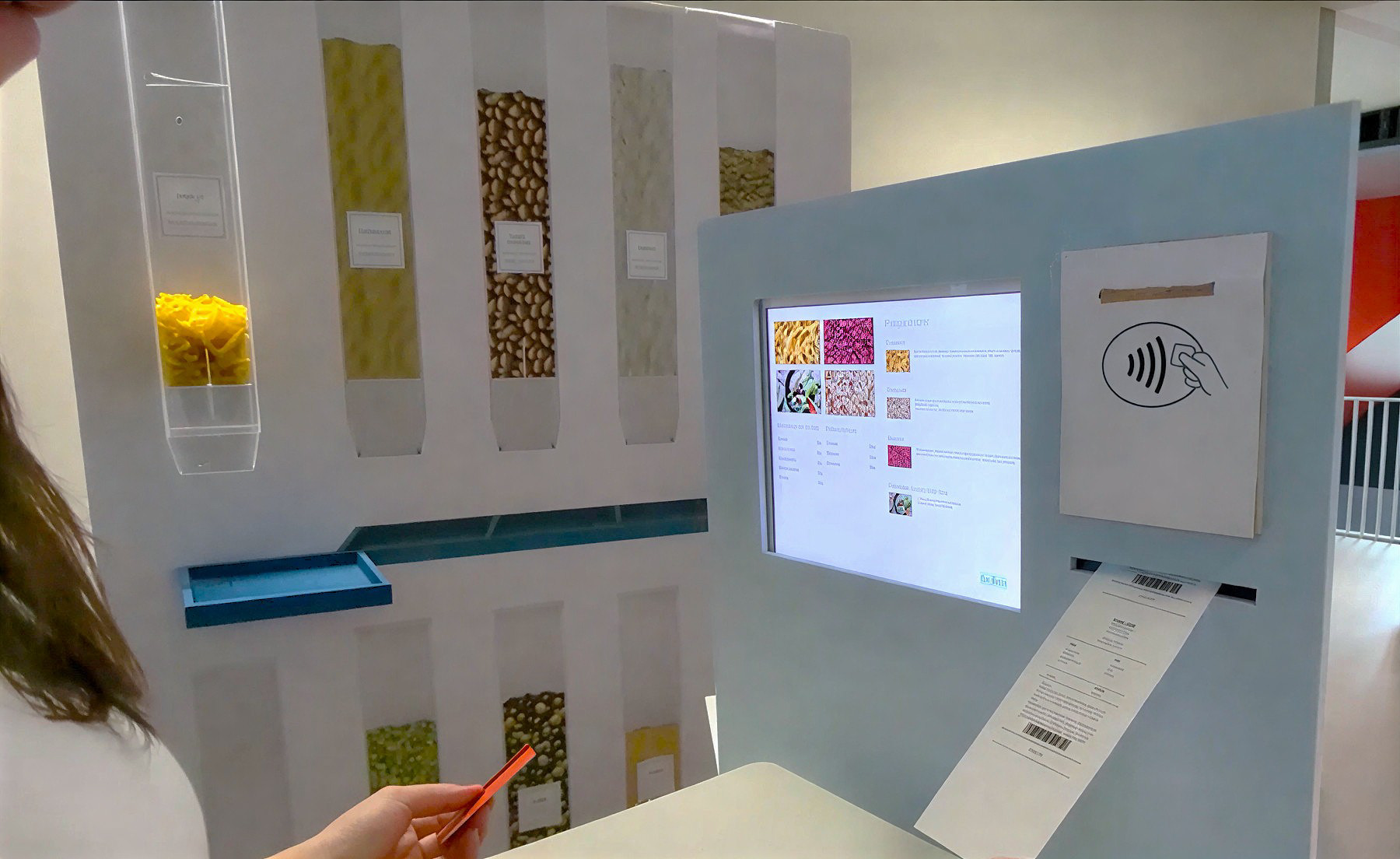 Getting a receipt with recipe